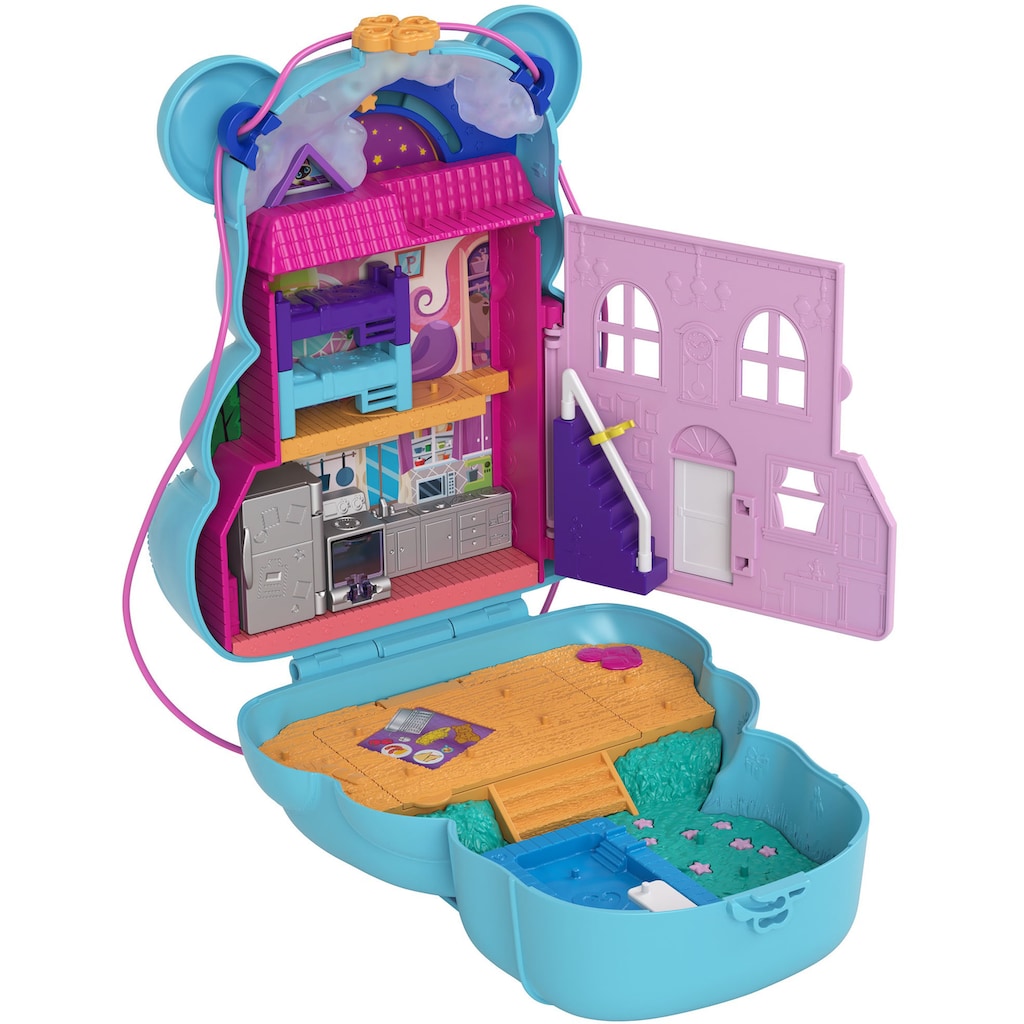 Polly Pocket Spielwelt »Sleepover Teddybär-Tasche«