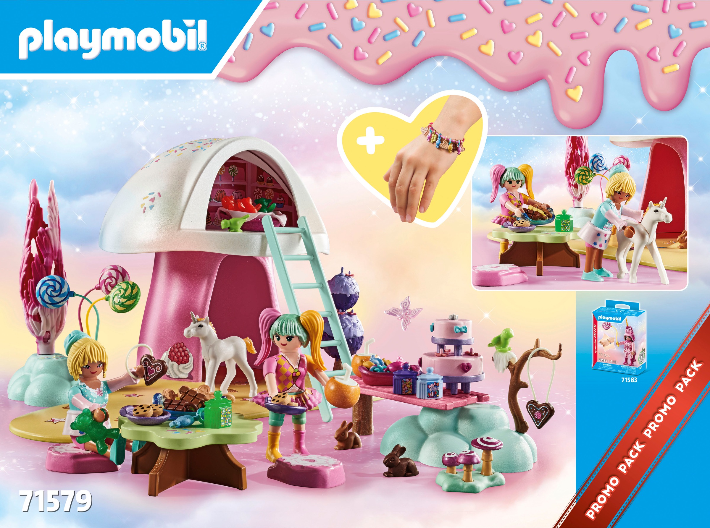 Playmobil® Konstruktions-Spielset »Zuckersüßes Paradies (71579), Princess Magic«, (129 St.), Made in Europe