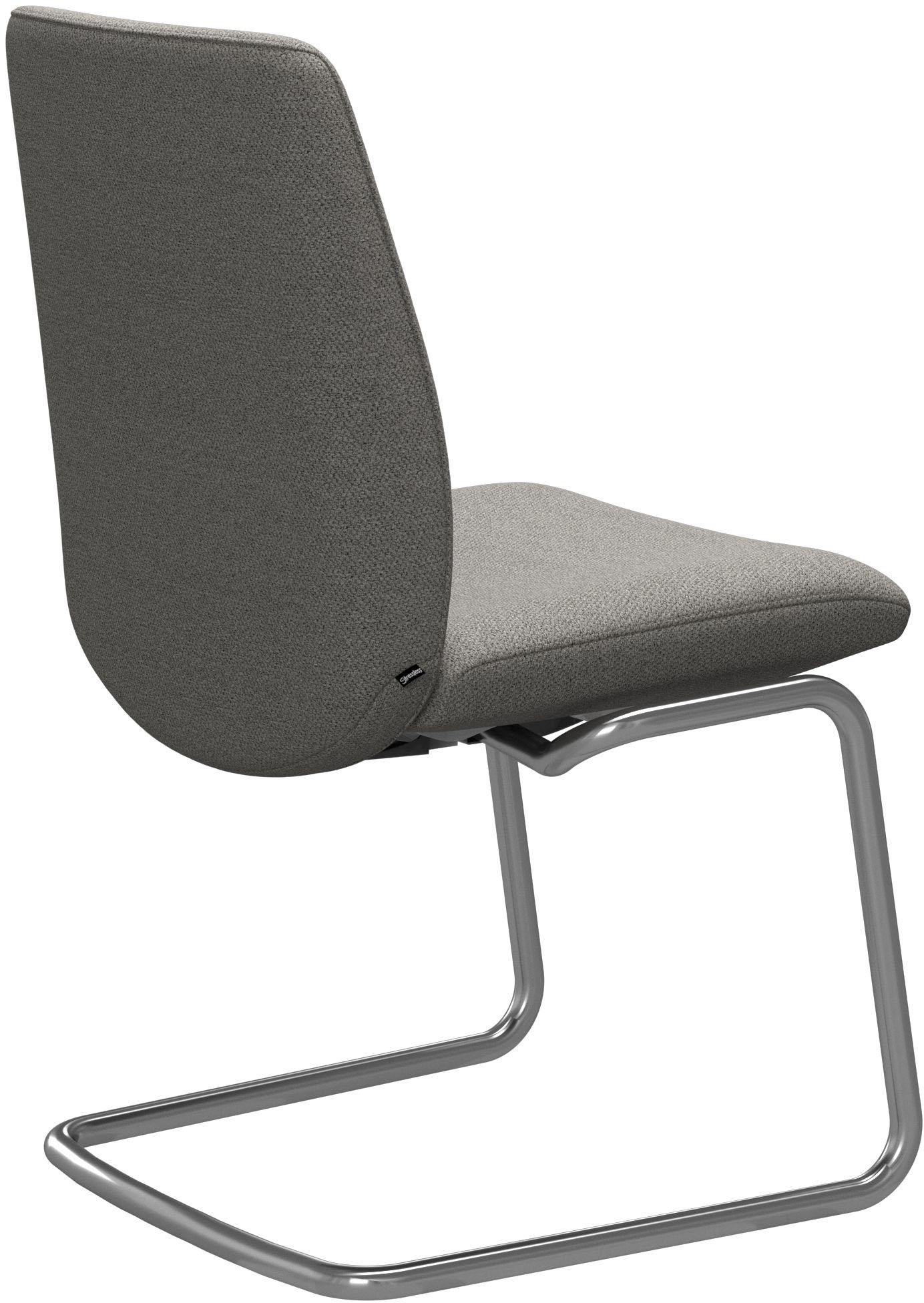 Stressless® Polsterstuhl »Laurel«, ROHLEDER Stoff Q2 FARON, Low Back, Größe L, mit Beinen aus Stahl in Chrom glänzend