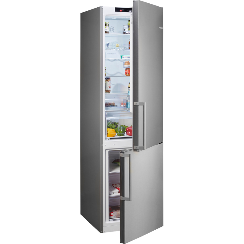 BOSCH Kühl-/Gefrierkombination »KGN39VICT« 203 cm hoch 60 cm breit Edelstahl mit Anti-Fingerprint Automatisches SuperGefrieren: Schützt bereits...