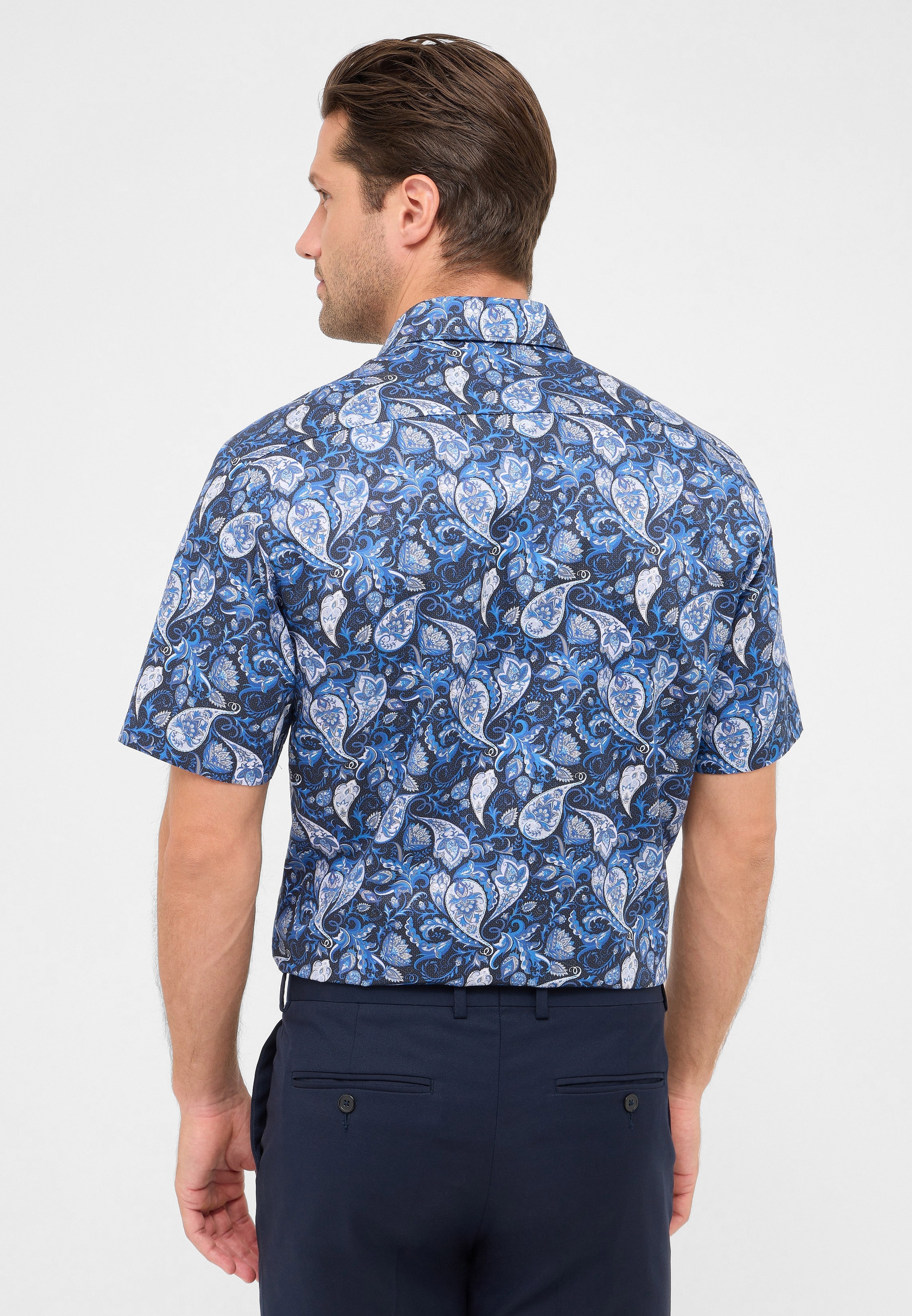 Eterna Kurzarmhemd »MODERN FIT« EASY IRON (bügelleicht)