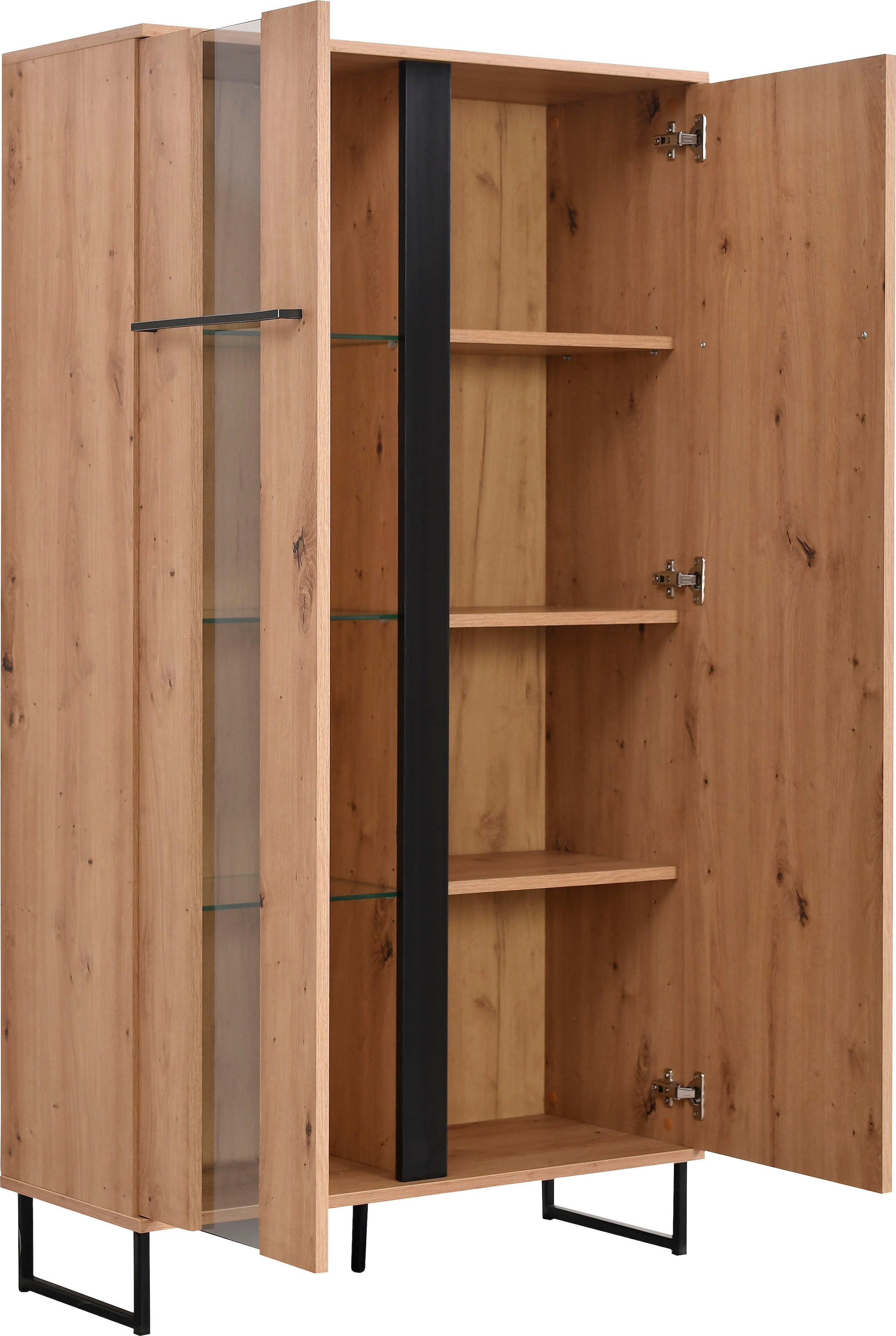 INOSIGN Highboard »Sardinia«, Vitrine, Breite 84 cm