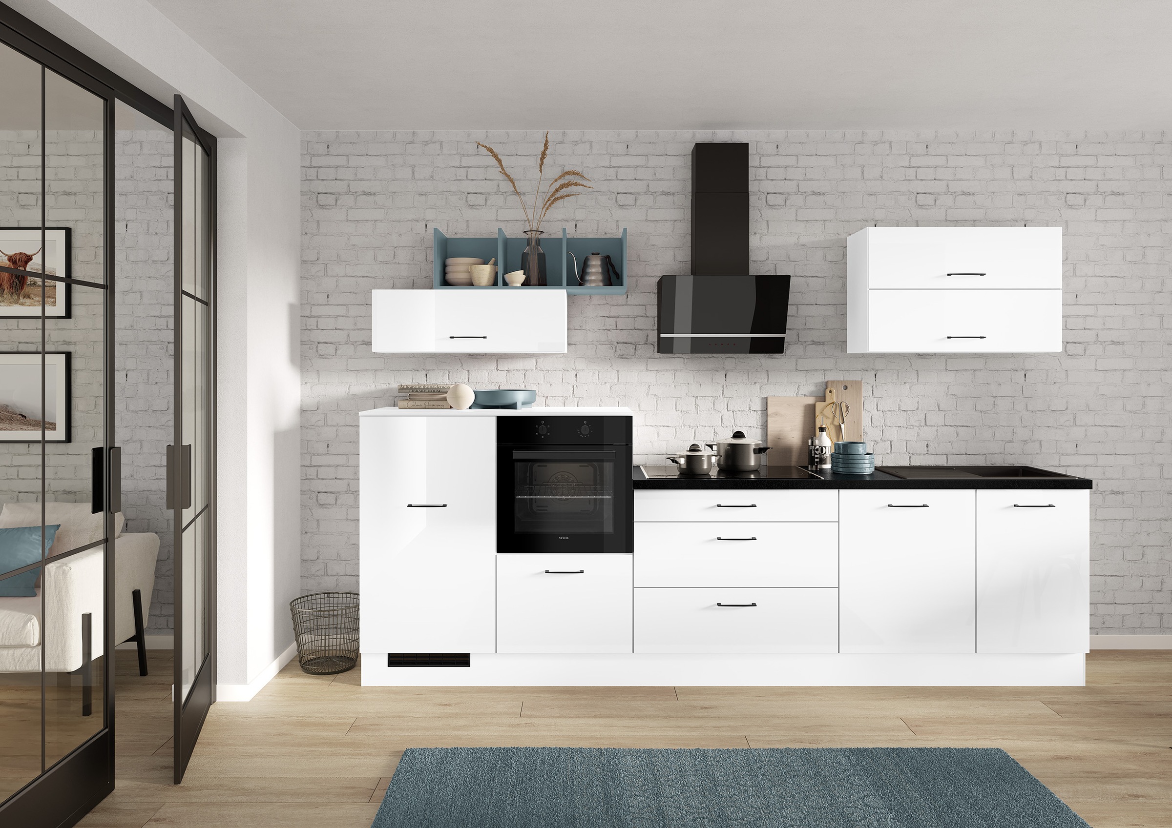IMPULS KÜCHEN Küchenzeile »"New York", Schubkästen mit Soft-Close,« wählbar günstig online kaufen
