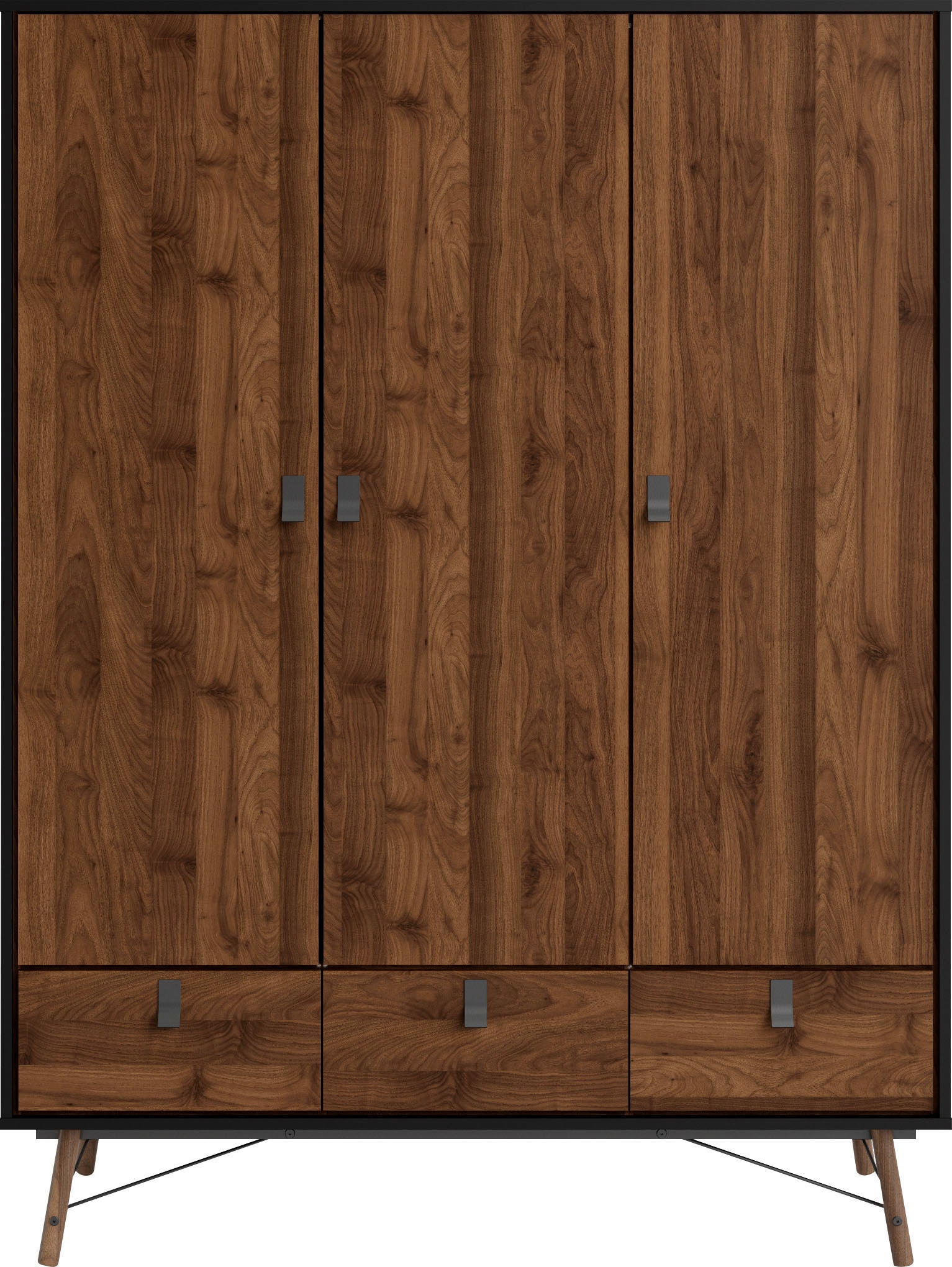 andas Kleiderschrank »RY«, mit 3 Türen und 3 Schubladen, Breite/Höhe 150/200 cm