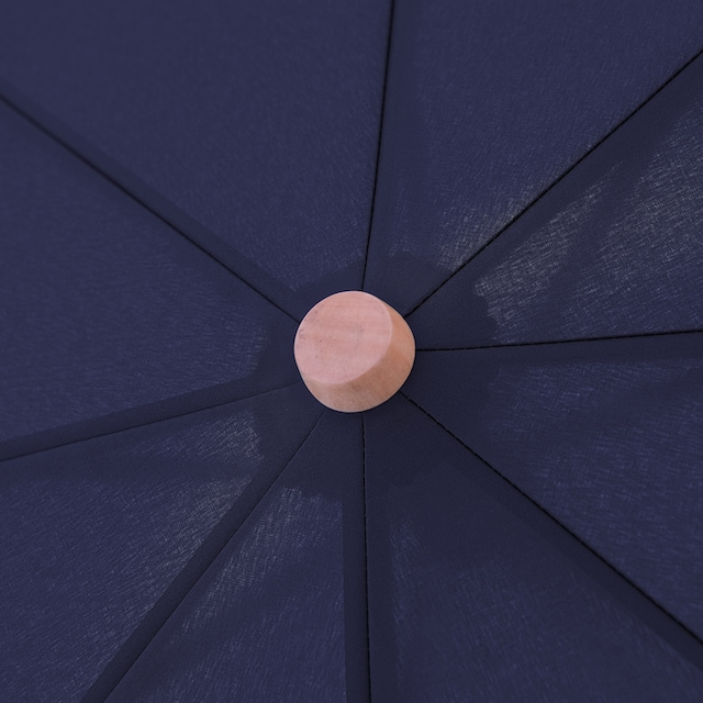 doppler® Taschenregenschirm »nature Mini, deep blue«, aus recyceltem  Material mit Schirmgriff aus FSC®-Holz aus gewissenhaft bewirtschafteten  Wäldern bequem kaufen