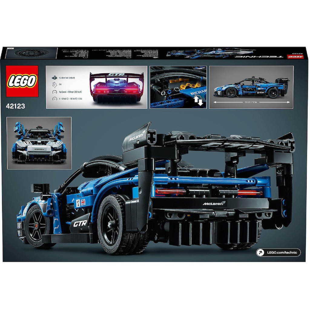 LEGO® Konstruktionsspielsteine »McLaren Senna GTR™ (42123), LEGO® Technic«, (830 St.)