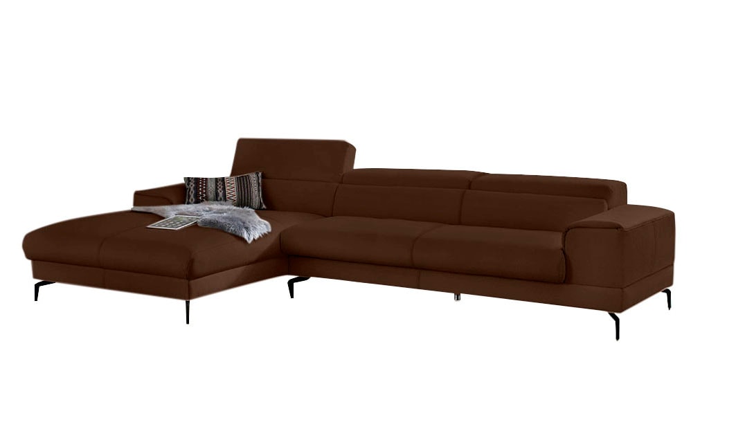 W.SCHILLIG Ecksofa »piedroo, Designsofa mit tollem Sitzkomfort, bequem, L-F günstig online kaufen