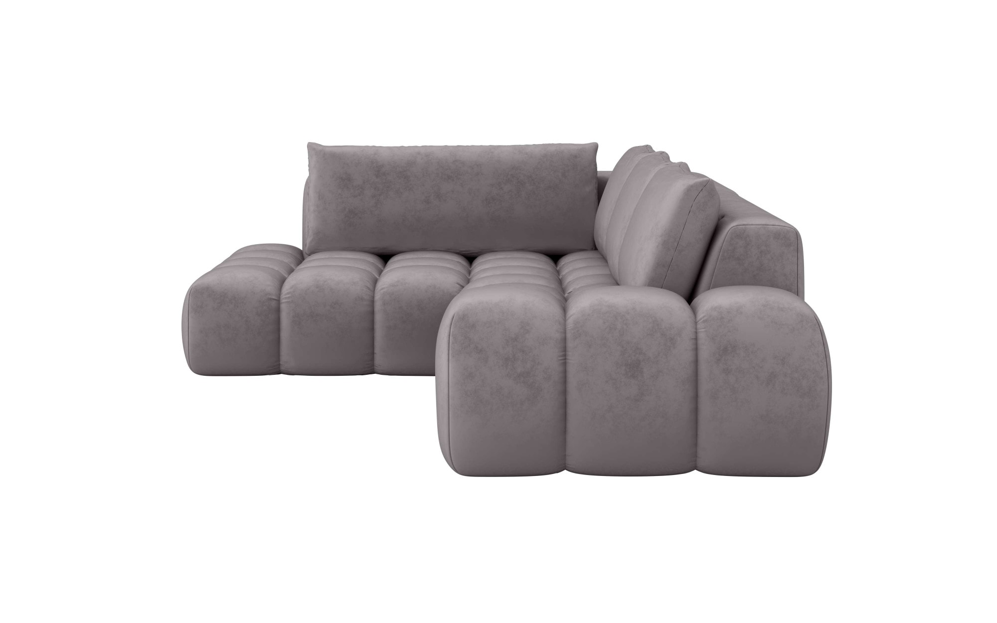INOSIGN Ecksofa »AZITA klein, L-Form, elegant und bequem Designsofa«, lose Rückenkissen, traumhafte Steppung, Maße B/T/H: 296/176,5/89 cm