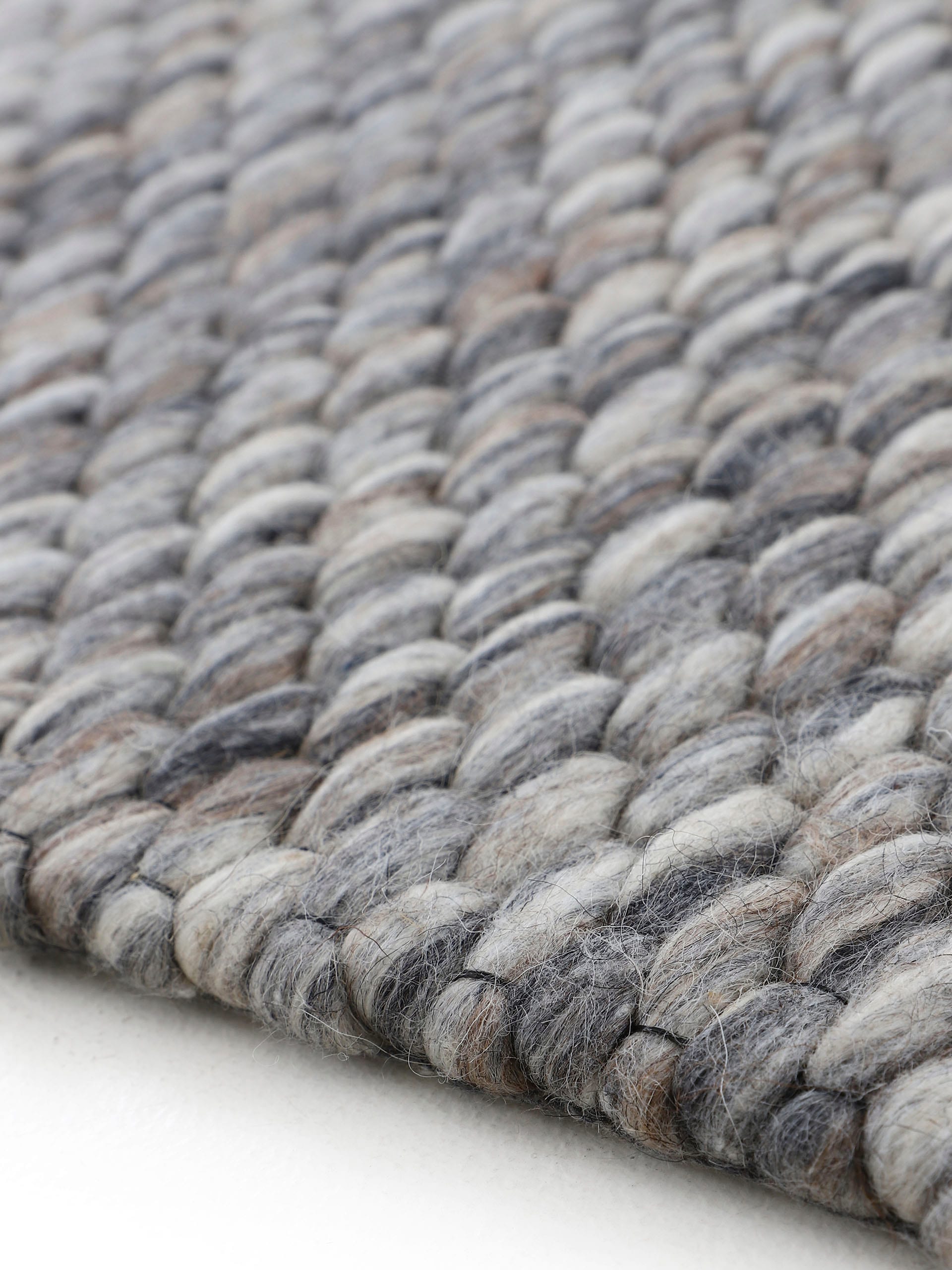 carpetfine Wollteppich »Sina«, rechteckig, Handweb Teppich, reine Wolle,  meliert, handgewebt, weich & kuschelig bequem und schnell bestellen