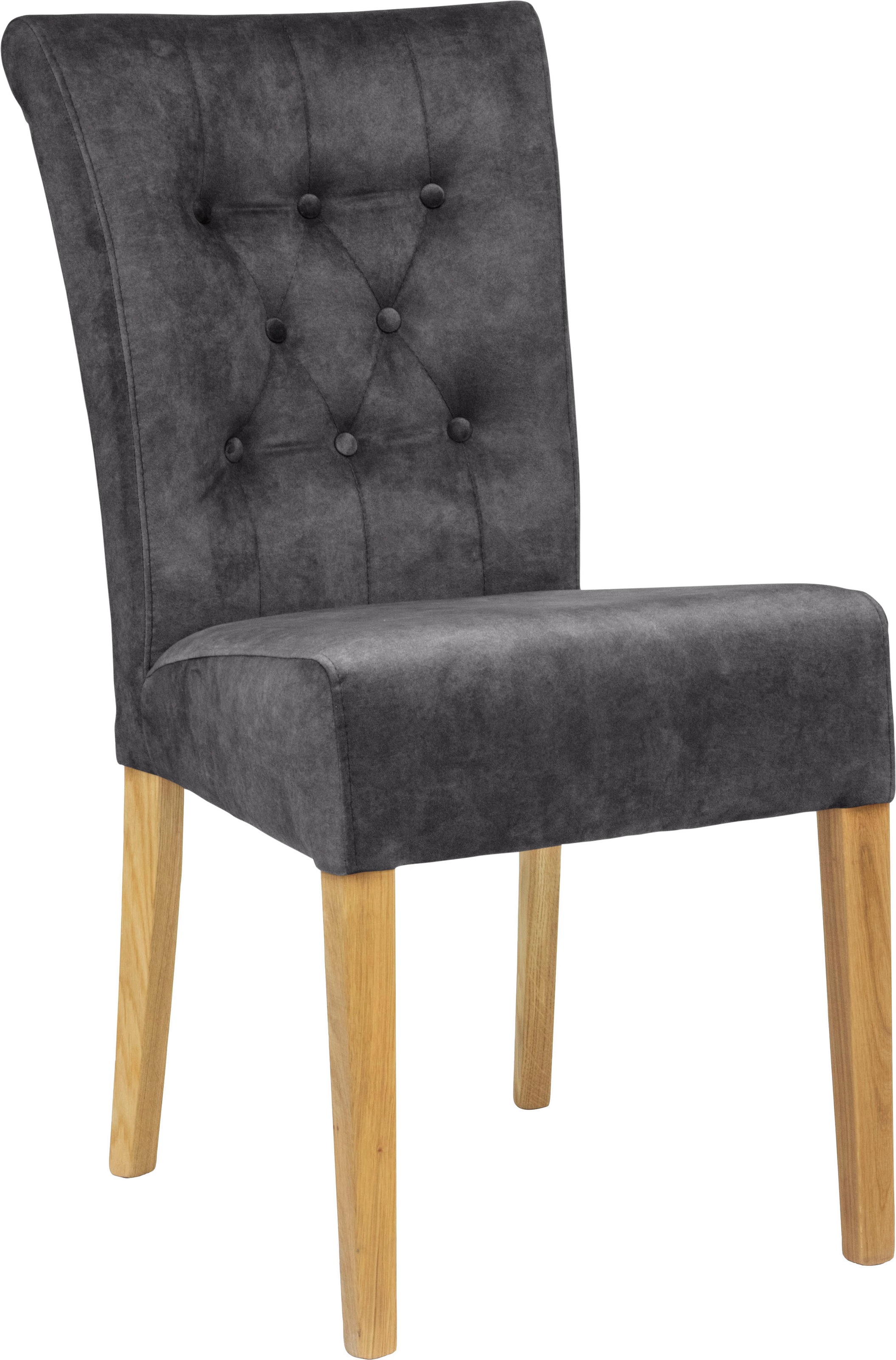 Home affaire Polsterstuhl »Queen«, (Set), 2 St., Samtvelours, Esszimmerstuh günstig online kaufen