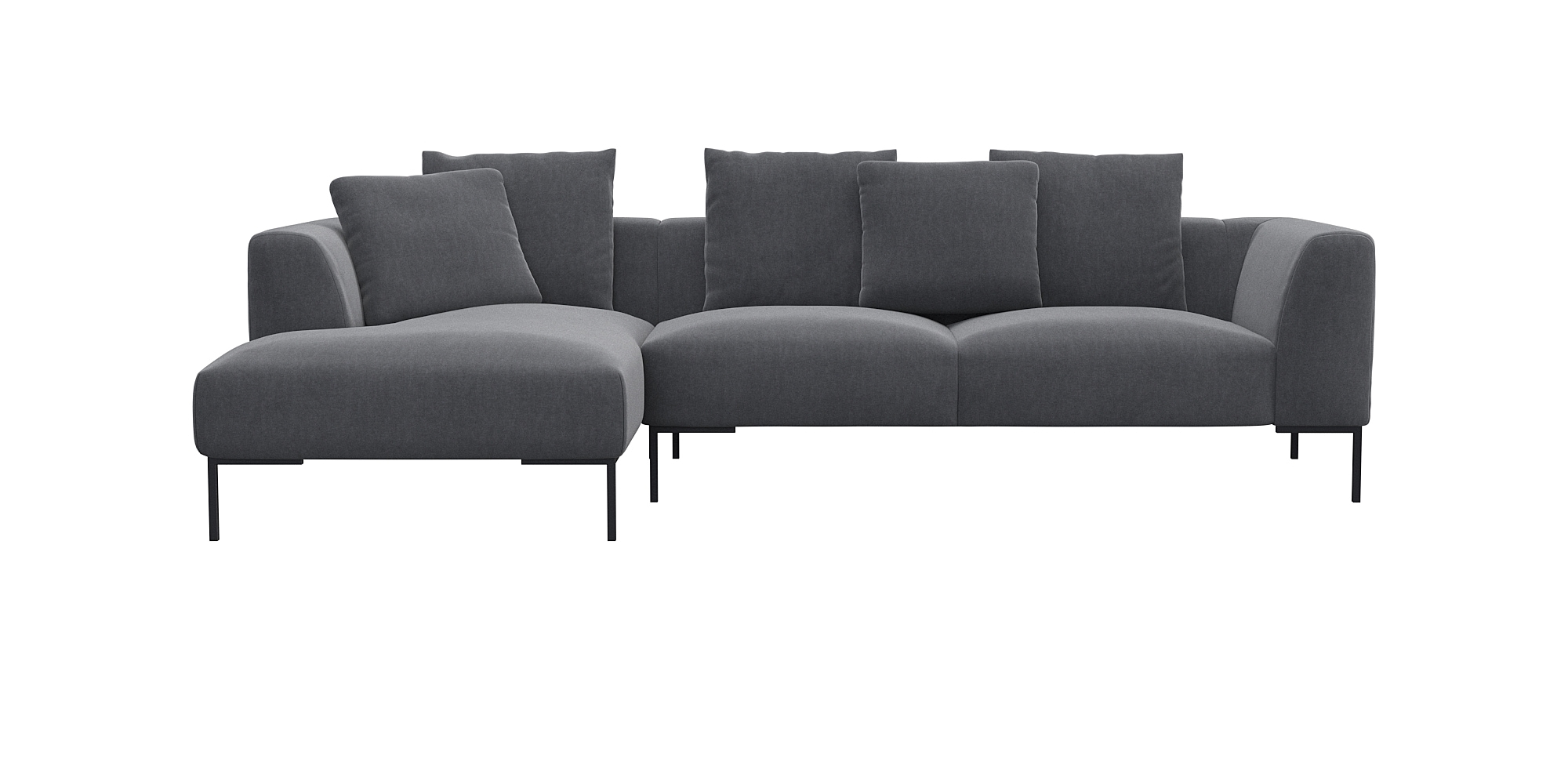 FLEXLUX Ecksofa "Sava Designsofa, bequem und komfortabel, L-Form", Taschenf günstig online kaufen