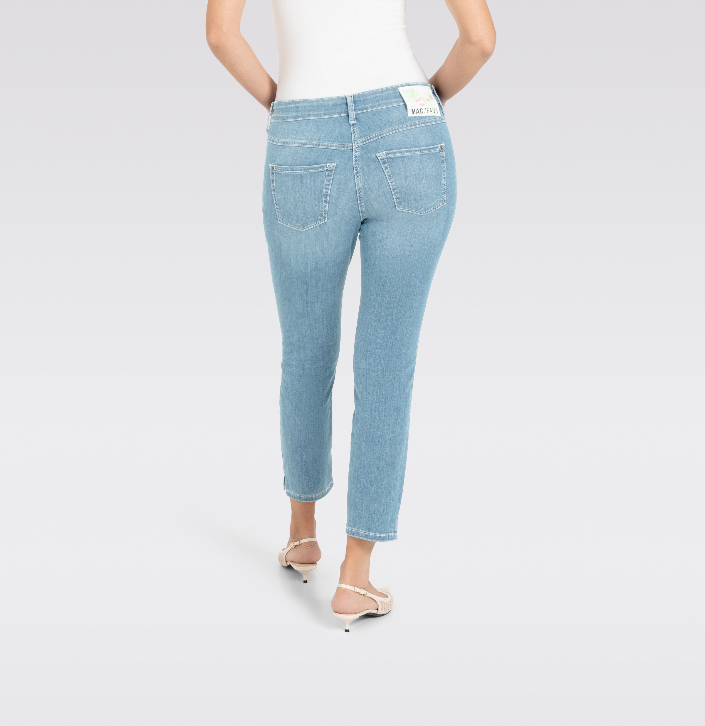 MAC 7/8-Jeans »Dream Summer«, verkürzt mit Schlitz am Saum