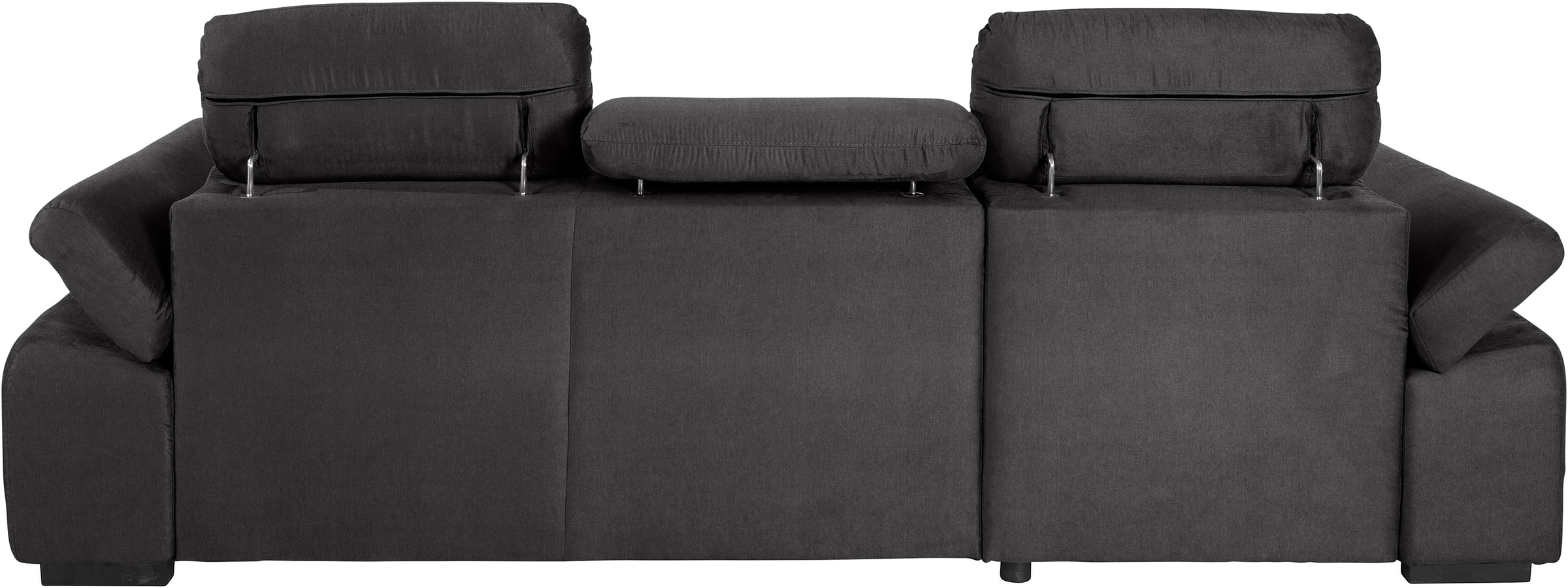 COTTA Ecksofa »Lola L-Form mit Kopfteilfunktion & Hocker«, (Set, mit Hocker), wahlweise mit Bettfunktion, Bettkasten & Armteilverstellung