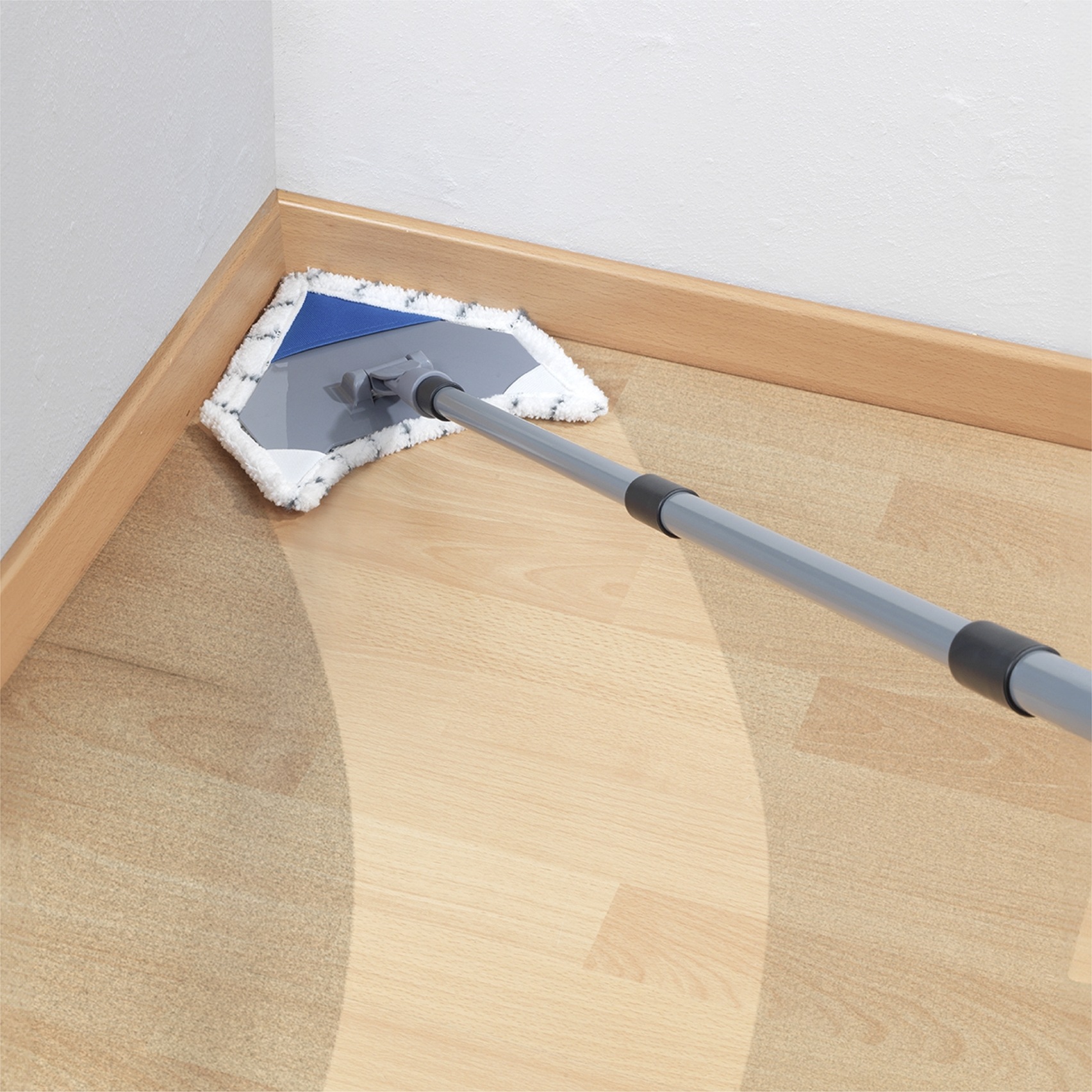 Maximex Bodenwischer-Set »Multiflex-Wischer inkl. Teleskopstiel«, (Set, 5 St.), für Fliesen, Fenster und Böden, mit Aufhangöse