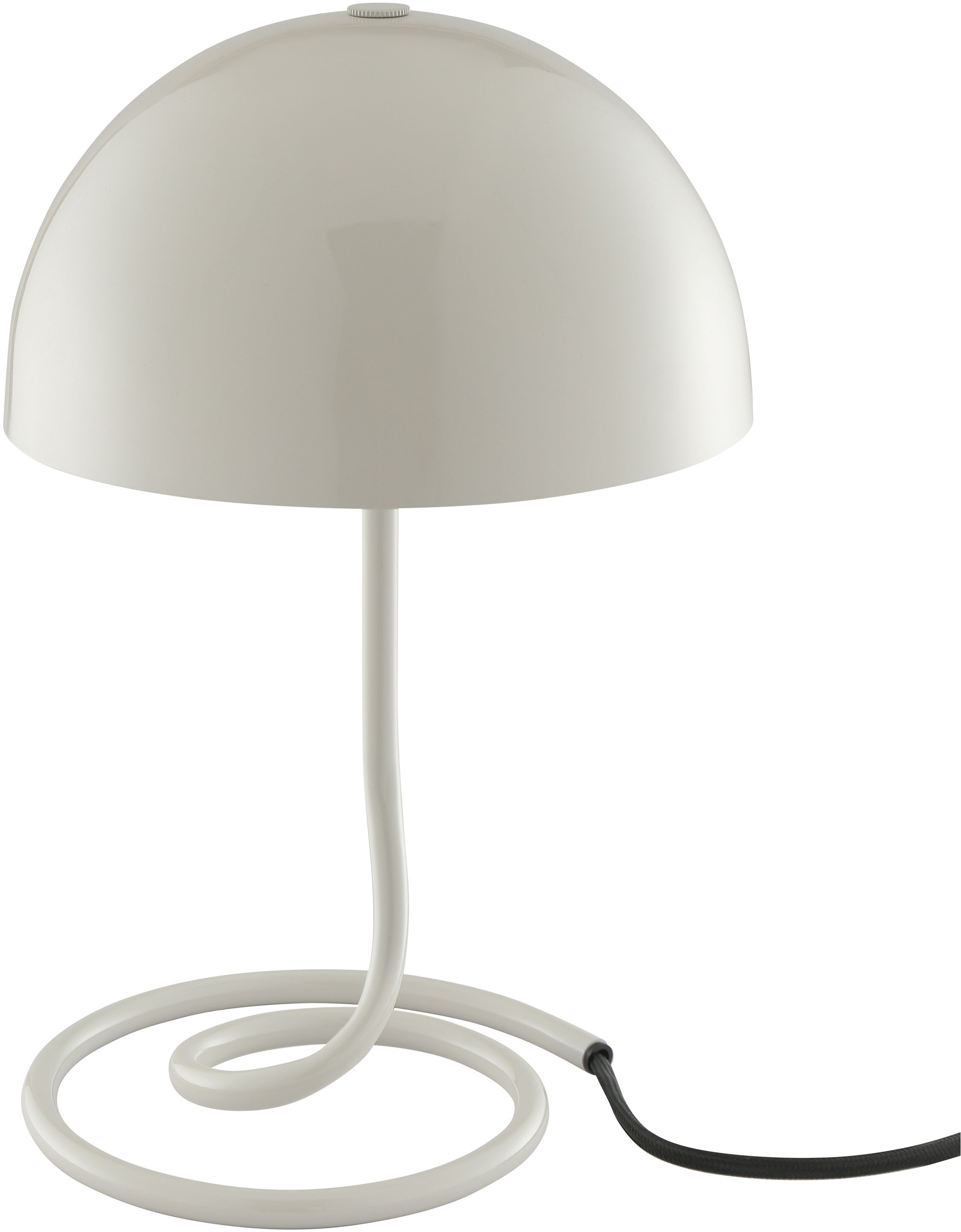 OTTO home Tischleuchte »Charlett«, Leuchtmittel G9 | ohne Leuchtmittel, Ø 20 cm, Metall, mit Spiralfuß