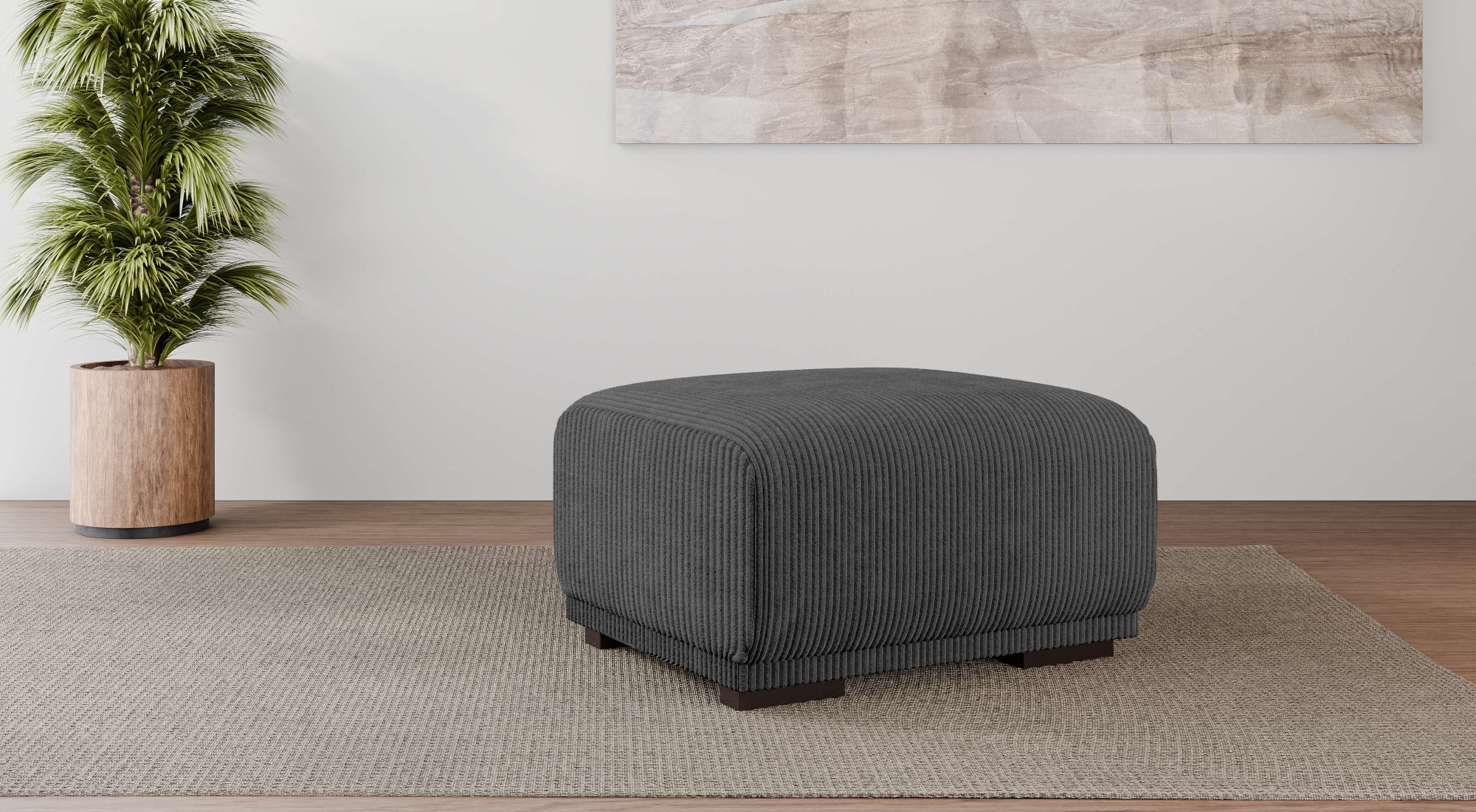 Home affaire Polsterhocker »BORNHOLM, kleiner Hocker passend zur Serie, Maß günstig online kaufen