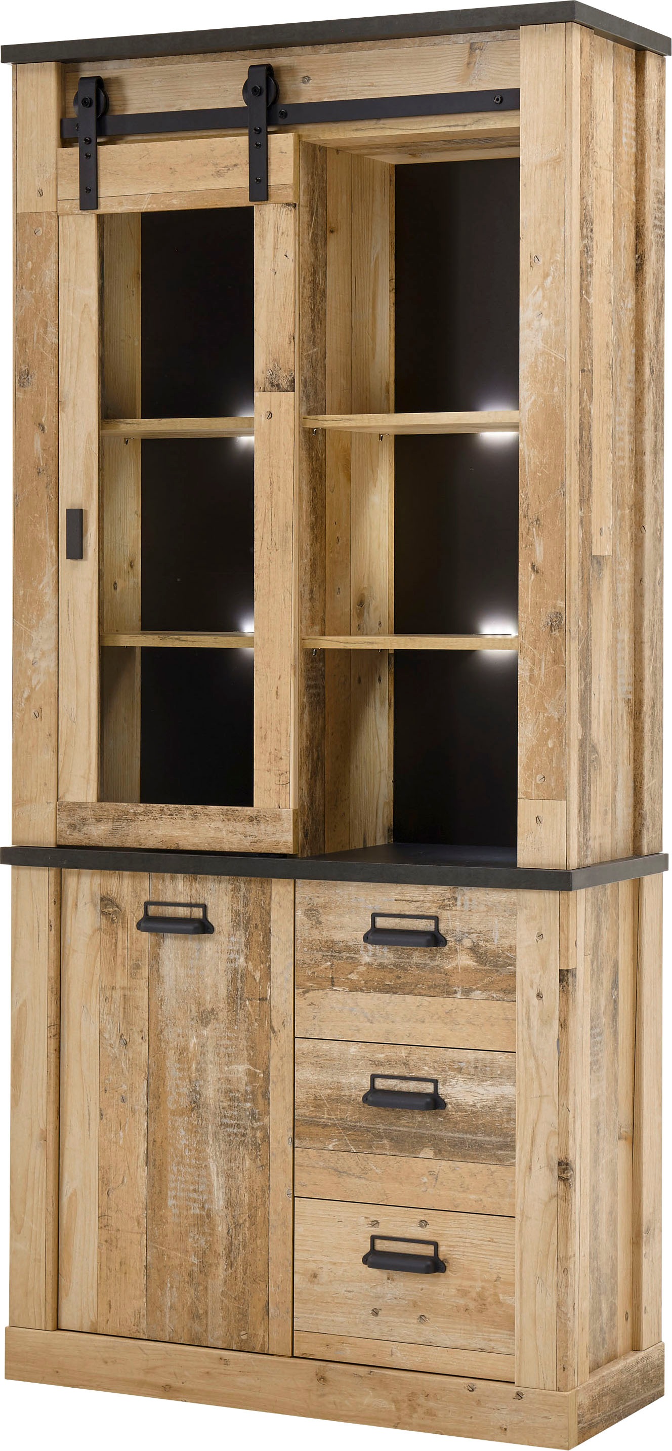 Home affaire Vitrine "SHERWOOD" Breite ca. 93 cm günstig online kaufen