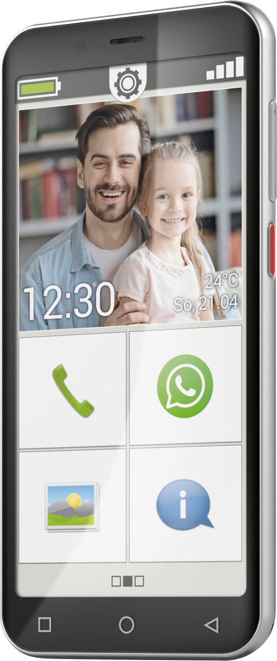 3. Bild von Emporia Smartphone »emporiaSMART.4«, schwarz, 12,7 cm/5 Zoll, 32 GB Speicherplatz, 13 MP Kamera