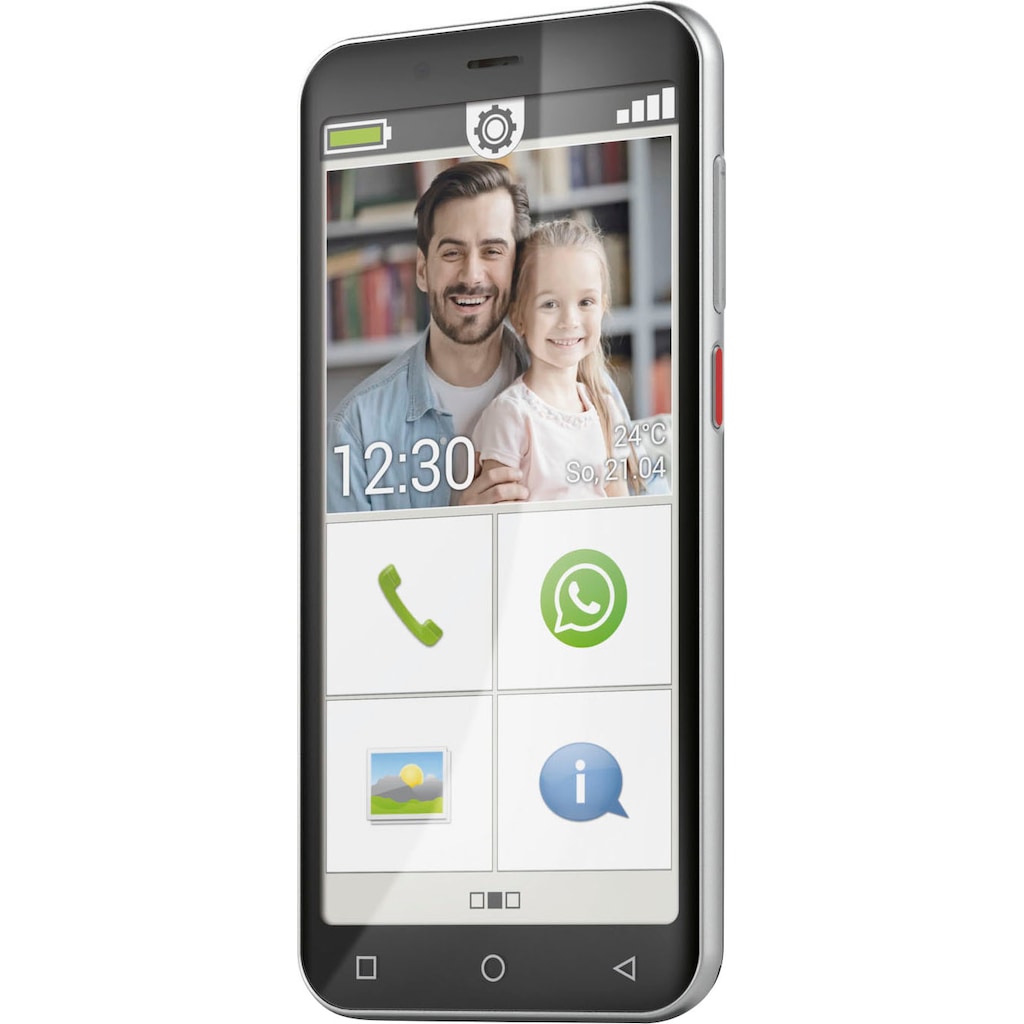 Emporia Smartphone »emporiaSMART.4«, schwarz, 12,7 cm/5 Zoll, 32 GB Speicherplatz, 13 MP Kamera