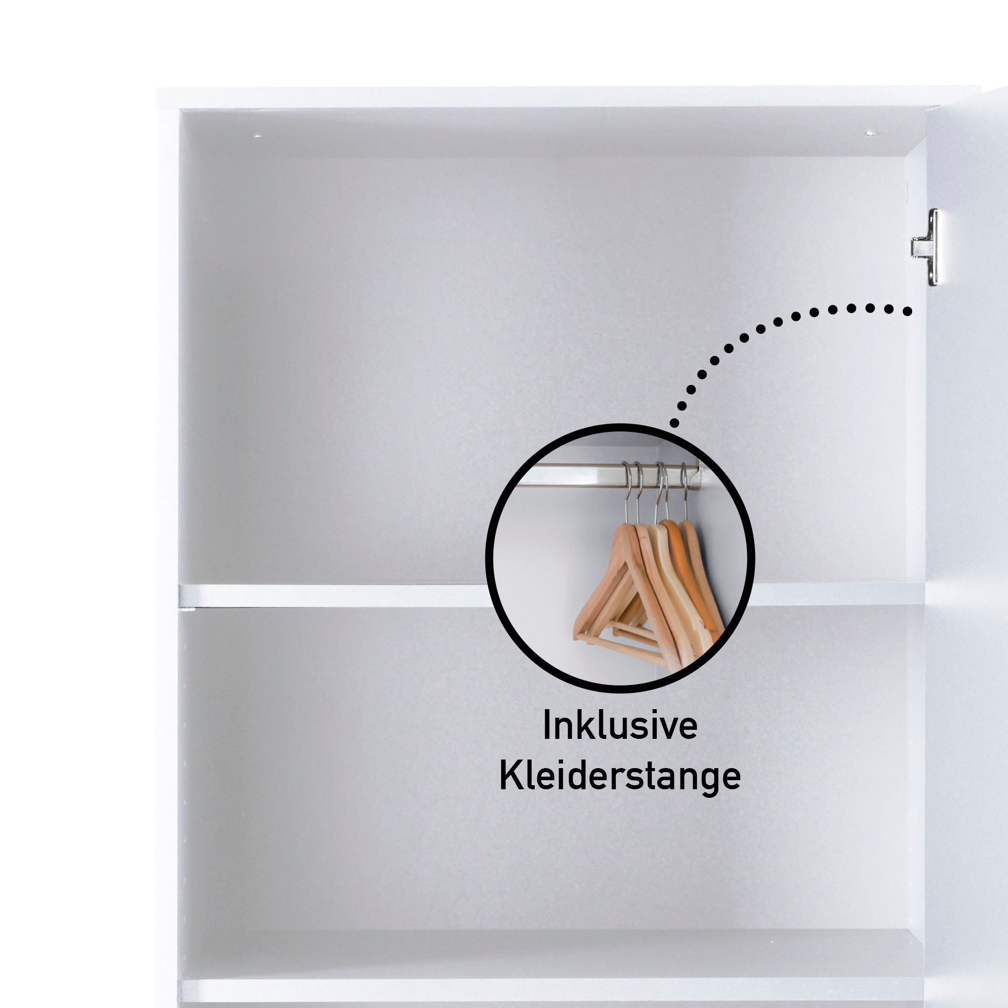 Inter Link Mehrzweckschrank-Set »Norela, Modulares Waschmaschinen-Set mit Hochschrank & Stauraum« 6 Stk. tlg.