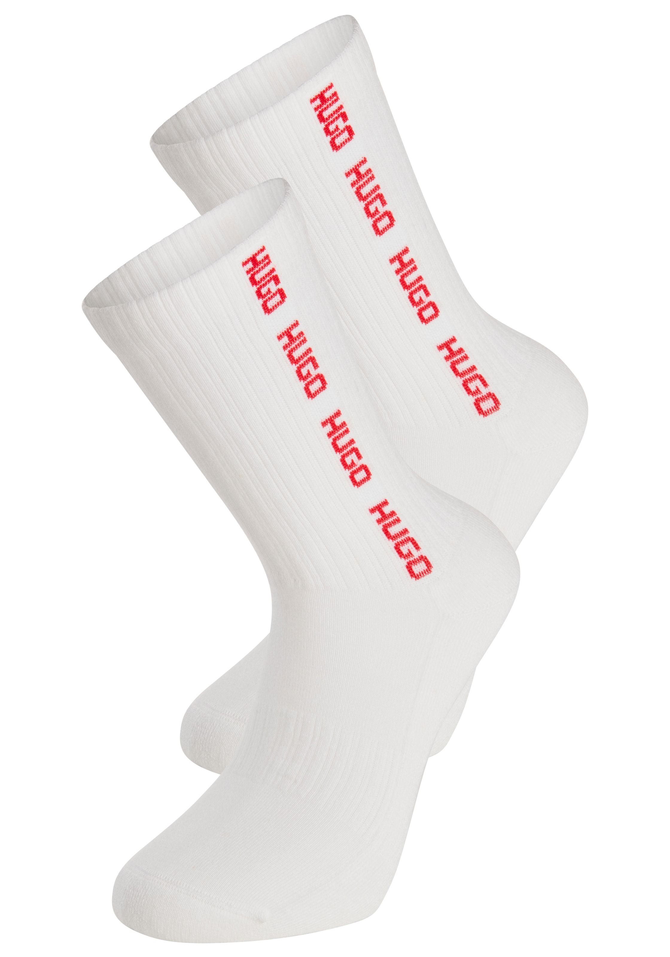 HUGO Underwear Basicsocken »3P QS RIB TAPE MD« mit Rippdetails