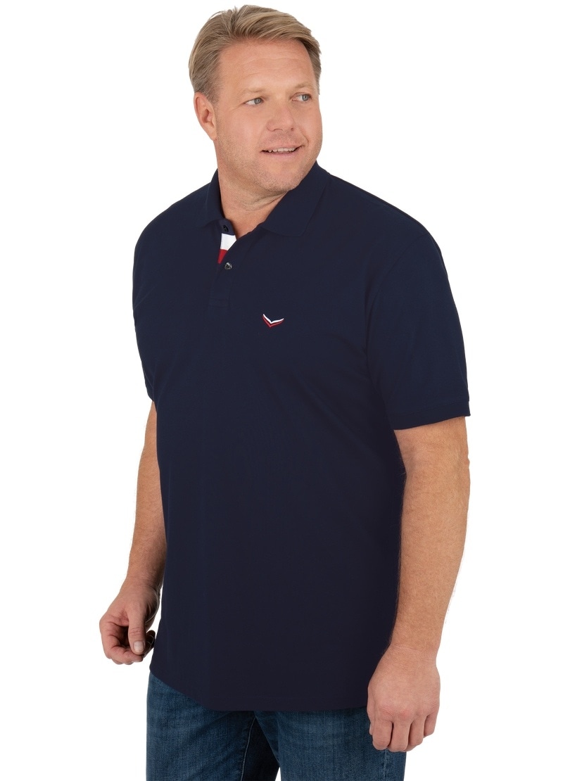 Trigema Poloshirt »TRIGEMA Poloshirt mit dreifarbiger Knopfleiste«, (1 tlg.)