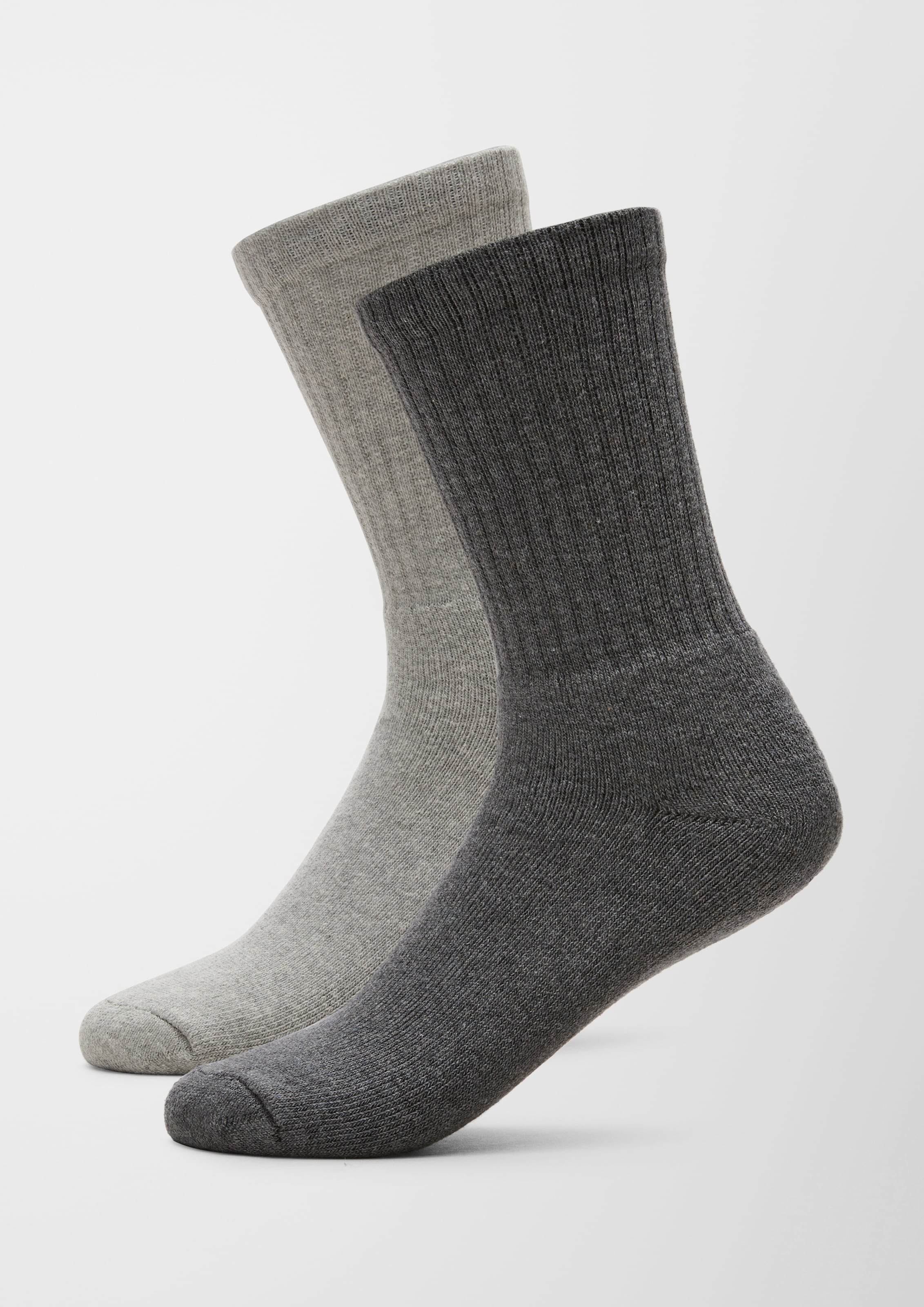 s.Oliver Sportsocken »essentials«, (6 Paar), elastischer, druckfreier Bund