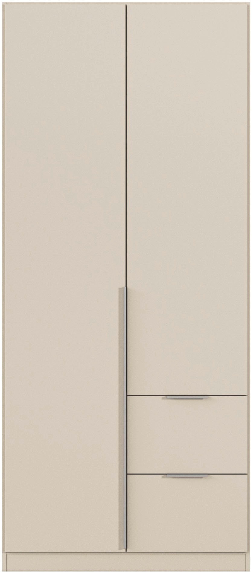 rauch Drehtürenschrank »Kleiderschrank Schrank Garderobe AGORDO mit Dekor- oder Hochglanzfront«, (in zwei Griff-Farben mit Dekor- oder Hochglanzfront), mit Außenschubkästen, in 6 Breiten und 2 Höhen MADE IN GERMANY