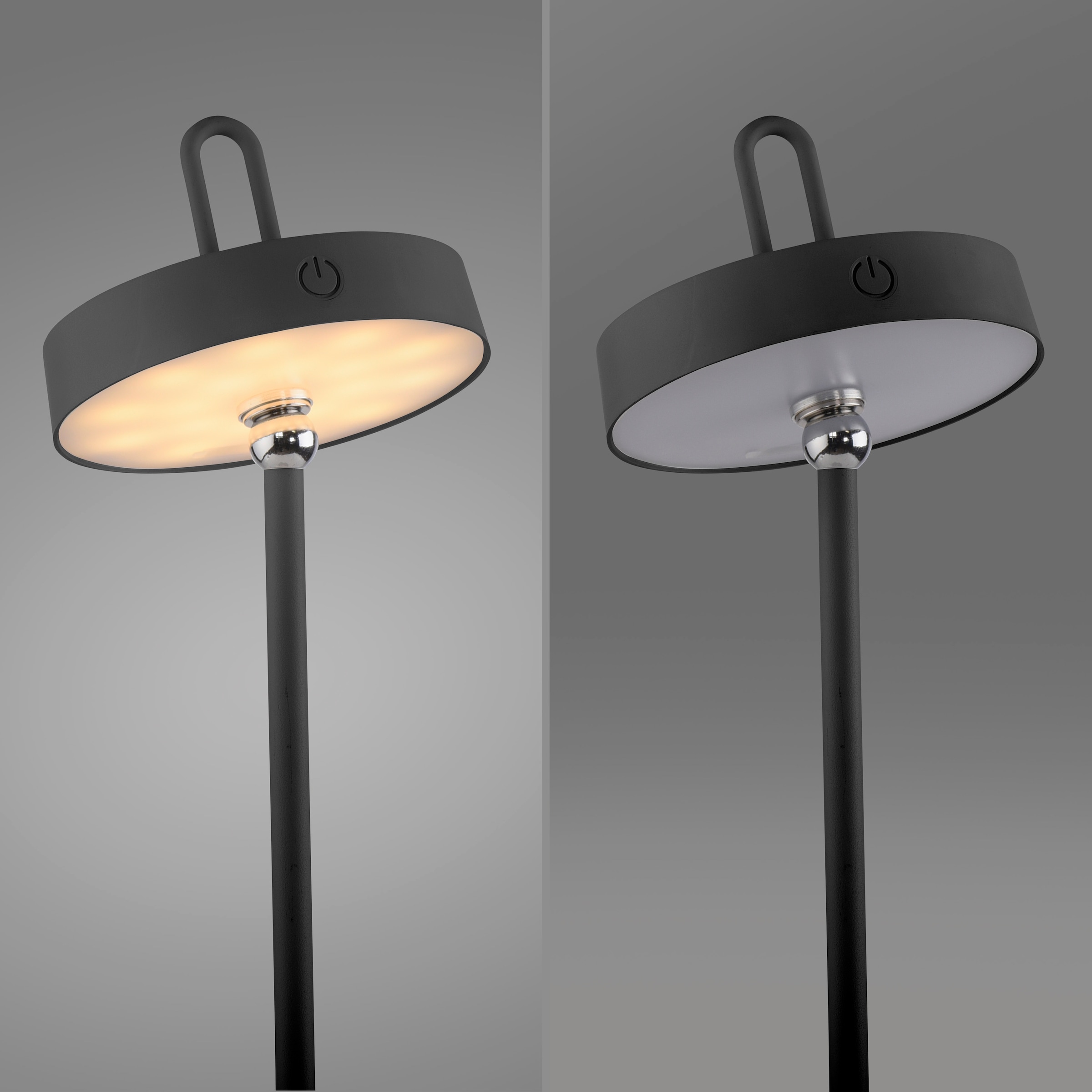 JUST LIGHT Tischleuchte »AMAG«, 1 flammig, Leuchtmittel LED-Modul | LED fest integriert, Akkuleuchte