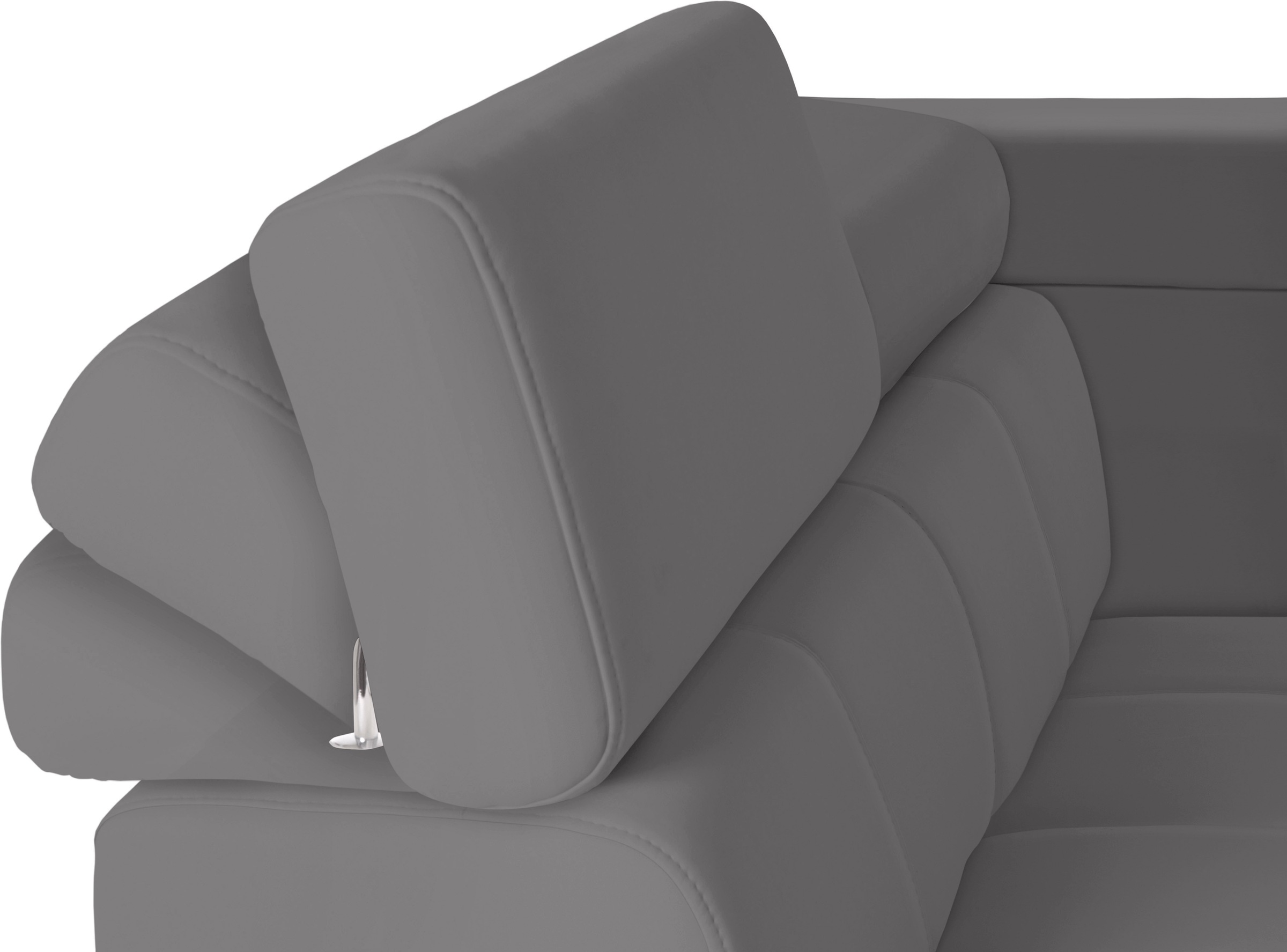 exxpo - sofa fashion Ecksofa »Fiji, L-Form« mit Kopf- bzw. Rückenverstellung, wahlweise mit Bettfunktion