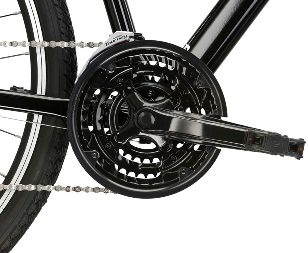 Kross Crossrad »KROSS Crossbike Evado 2.0 28" schwarz 21 Gänge«, 21 Gang, Shimano, Tourney Schaltwerk, Kettenschaltung