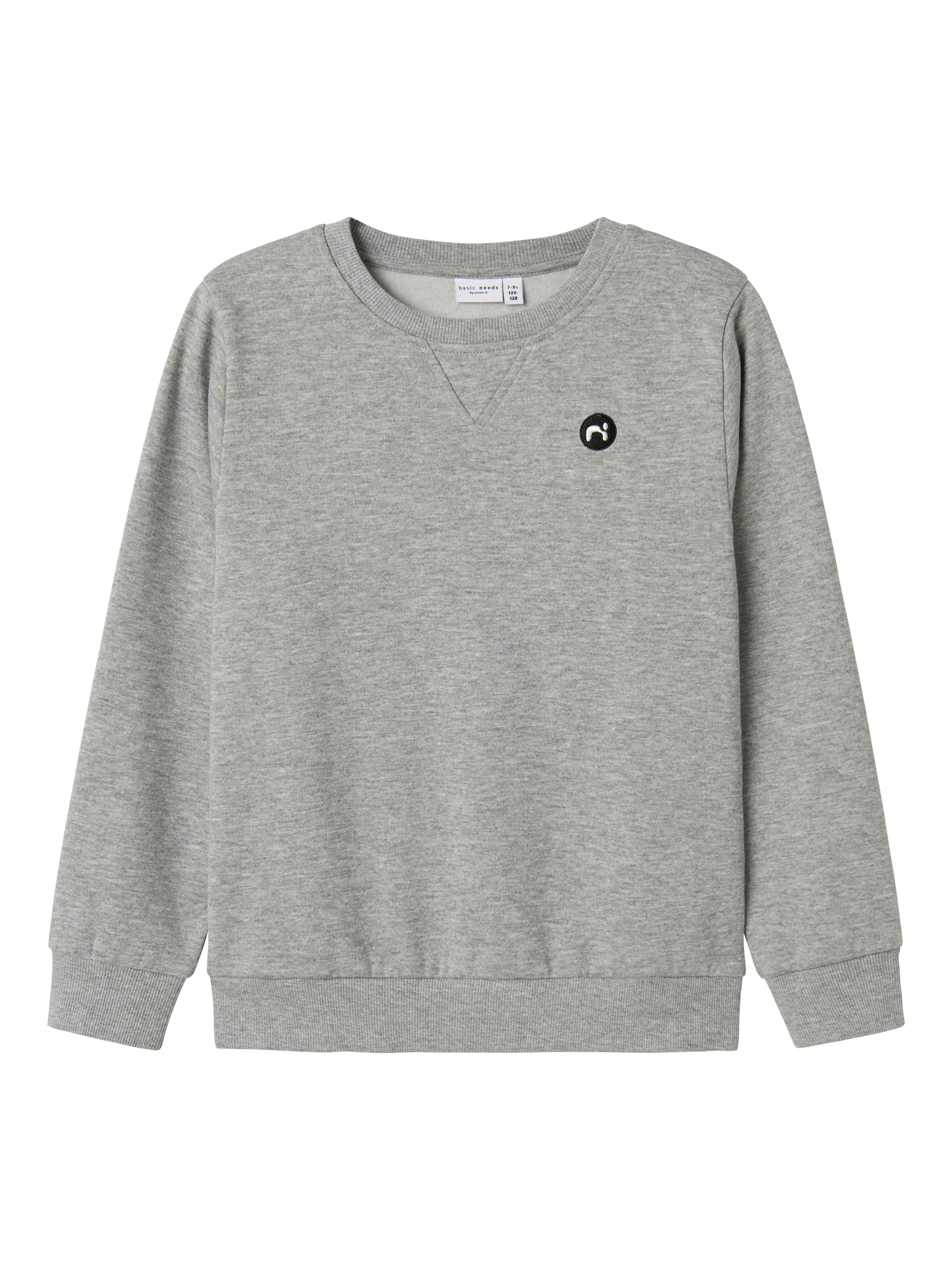 Name It Sweatshirt »NKMVIMO für Jungen mit Bündchen und klassischer Form«, unifarben, casual, regular fit, Baumwollmischung, Rundhals