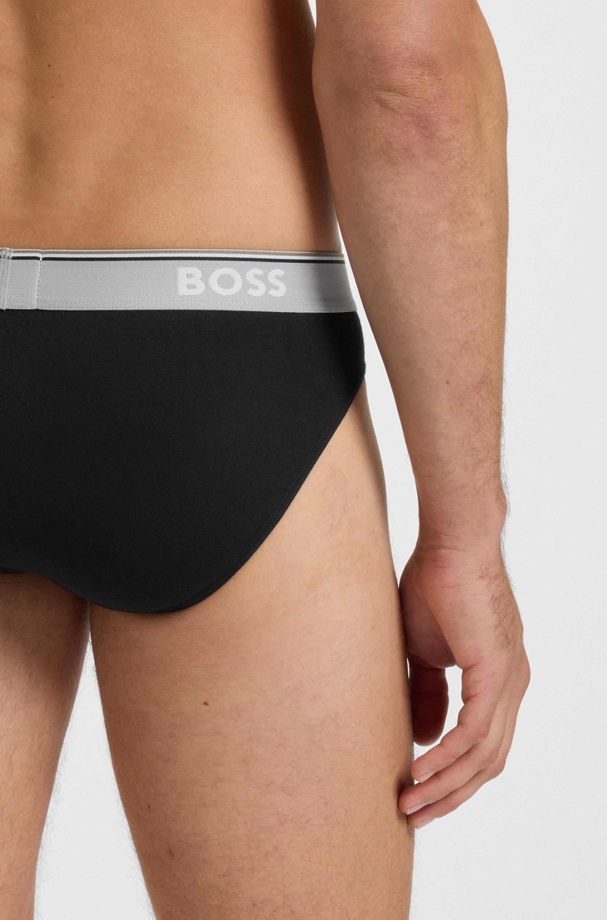 BOSS Slip »Brief 3P Power«, (Packung, 3 St.), mit BOSS Schriftzug