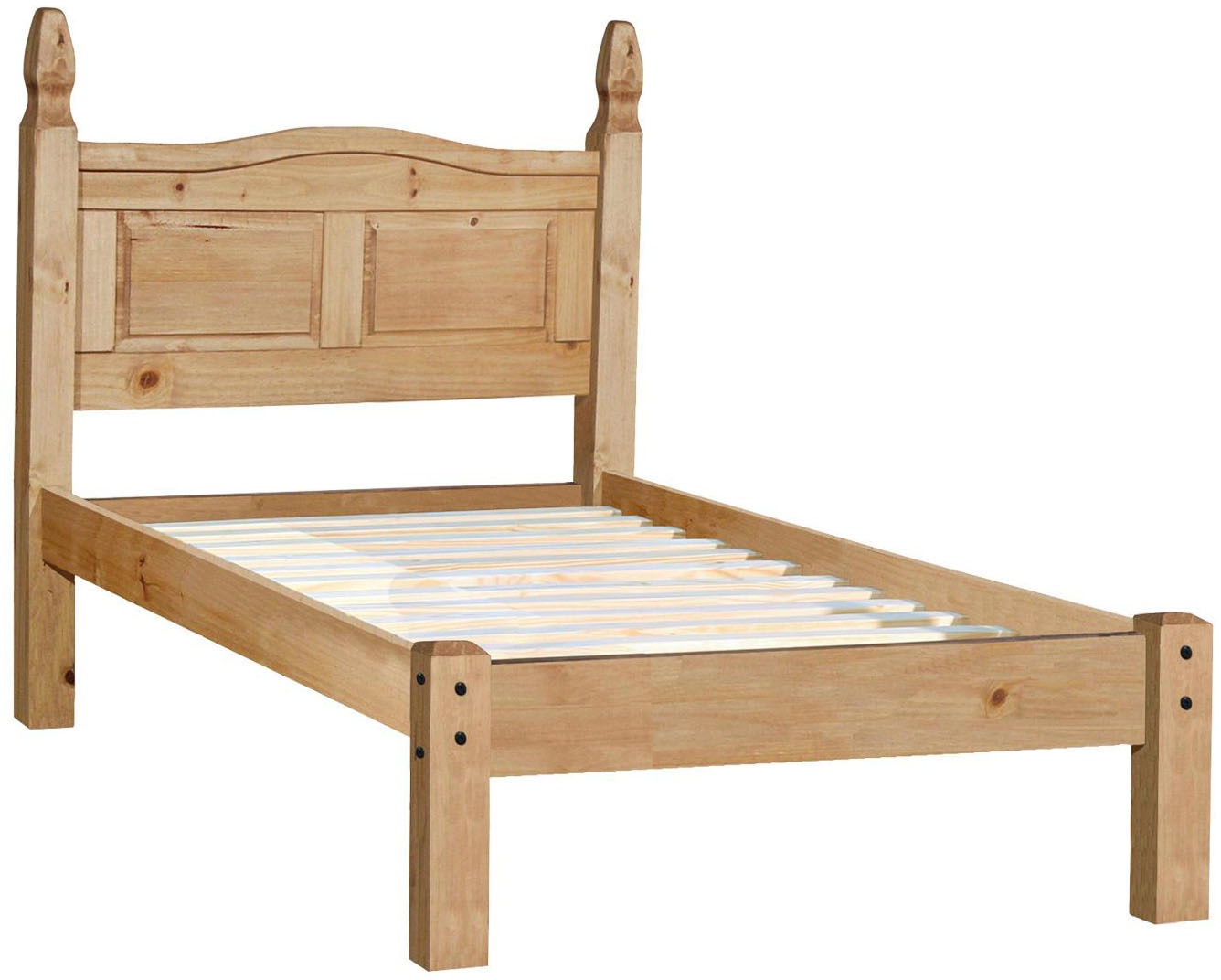 Home affaire Bettgestell 1 Stk. tlg. Holzoberfläche honigfarbend gewachst günstig online kaufen