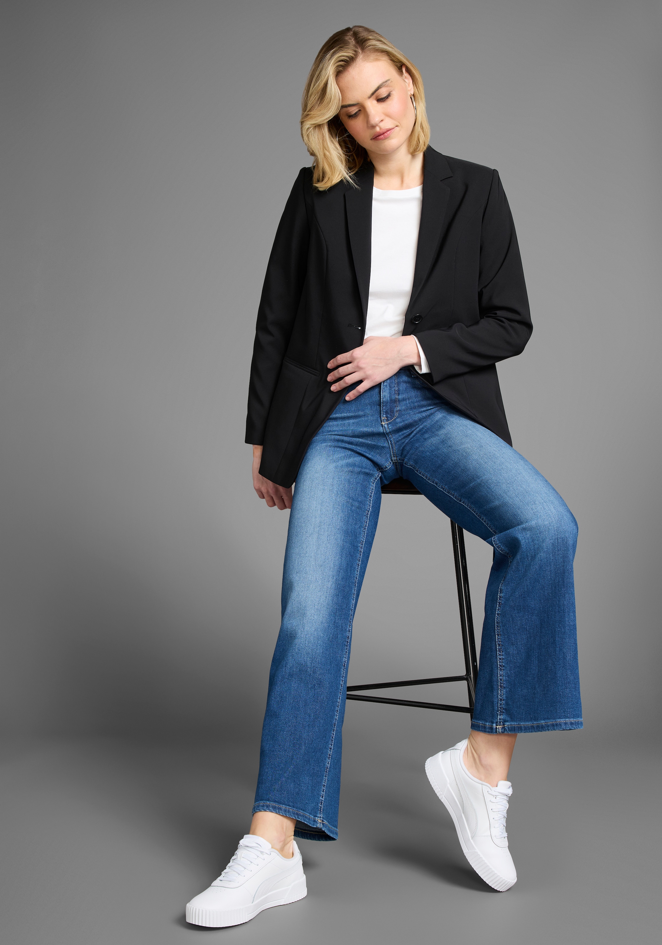 Laura Scott Longblazer, mit konstrastfarbigem Innenfutter