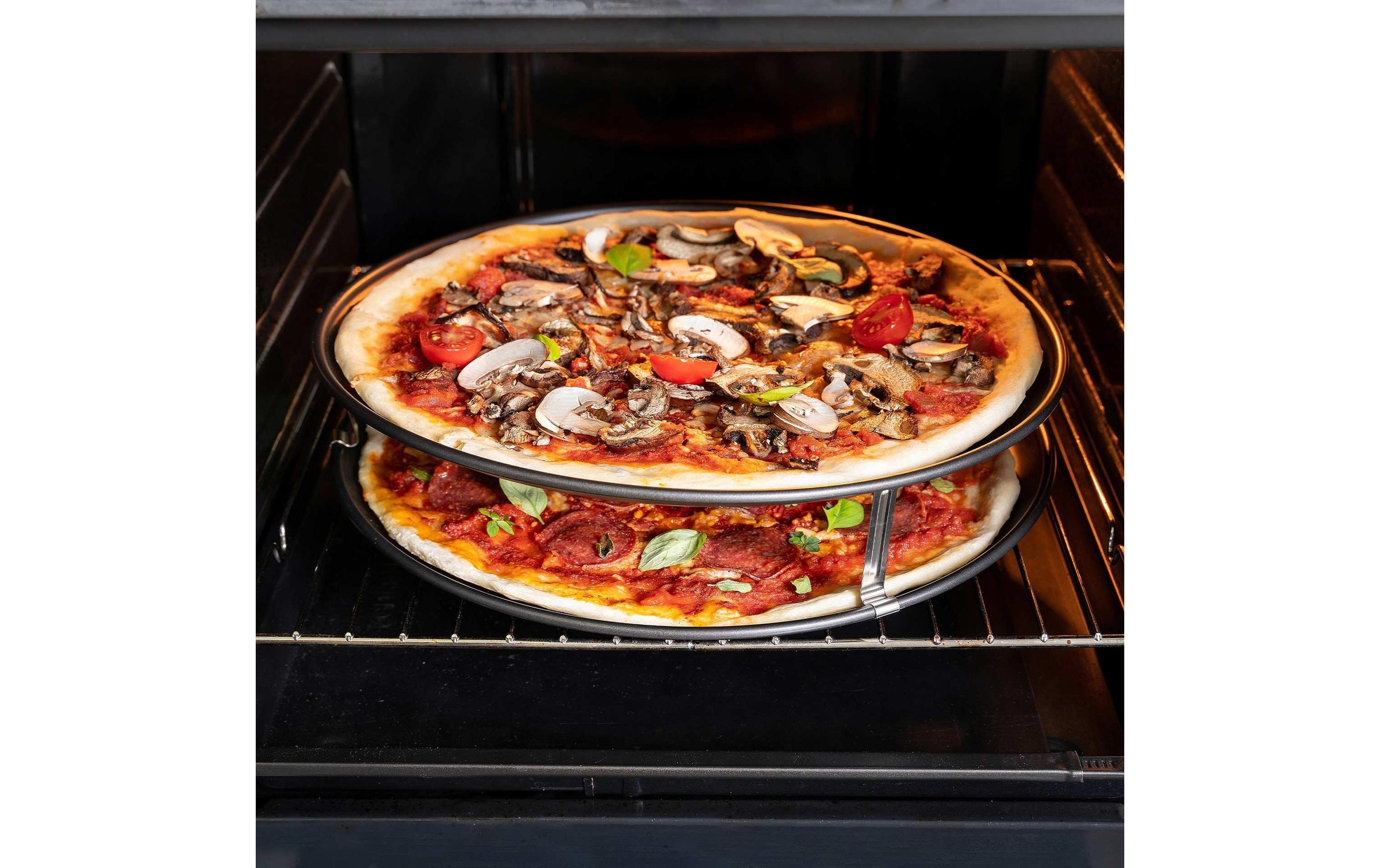 Zenker Pizzablech »Special – Countries Ø 32 cm, 3-teilig« Stahlblech