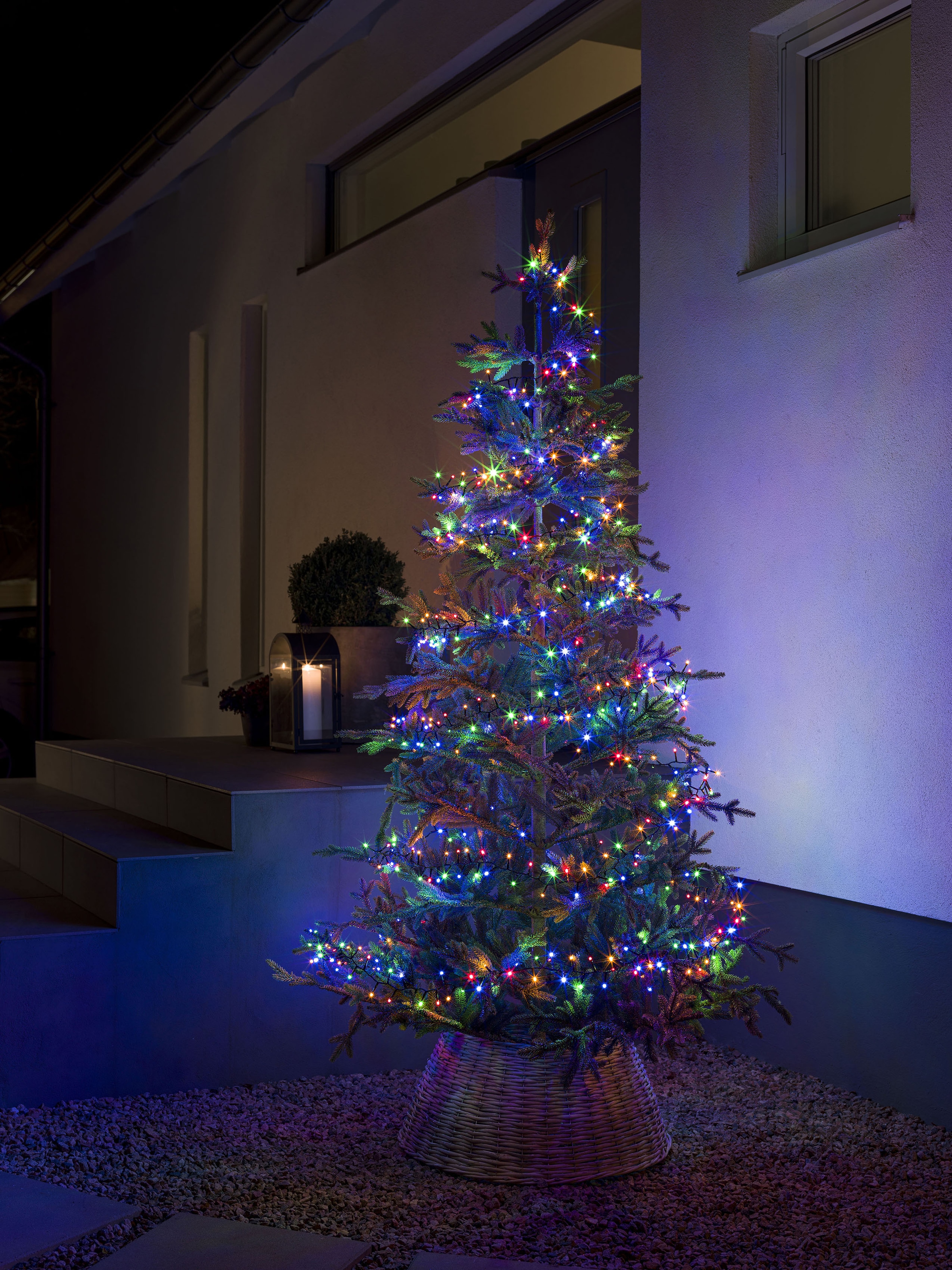 »Weihnachtsdeko aussen«, 600 bestellen bunte KONSTSMIDE 600 St.-flammig, LED auf Dioden Compactlights, LED-Lichterkette Micro Rechnung