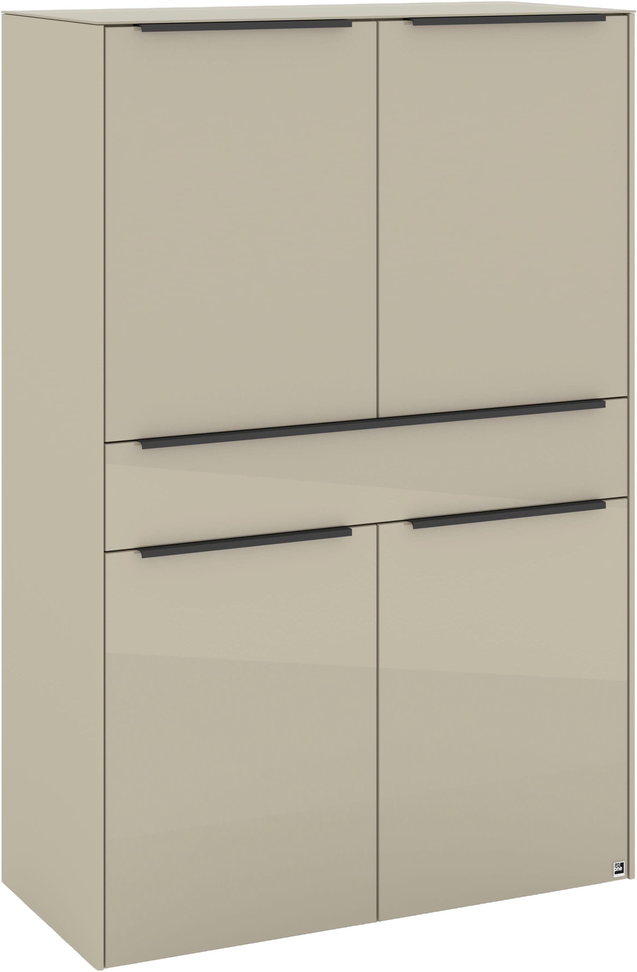 set one by Musterring Highboard »Reno« 1 Stk. tlg. Mit Gleitern und in verschiedenen Farben erhältlich