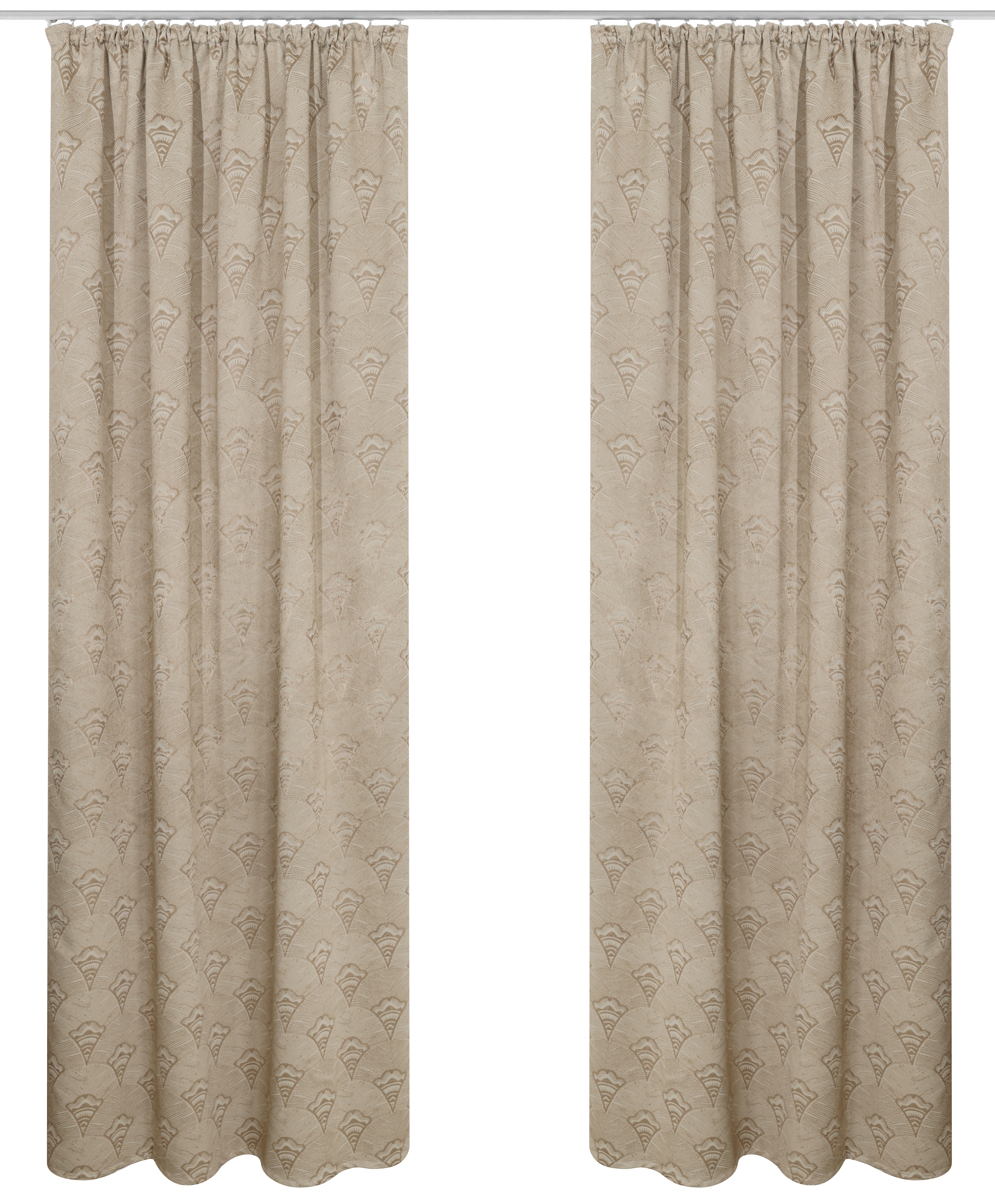 Bruno Banani Verdunkelungsvorhang »Alessio« Kräuselband 1 Stk. tlg. Elegantes Muster, Jacquard, verdunkelnder Vorhang, blickdicht ,modern