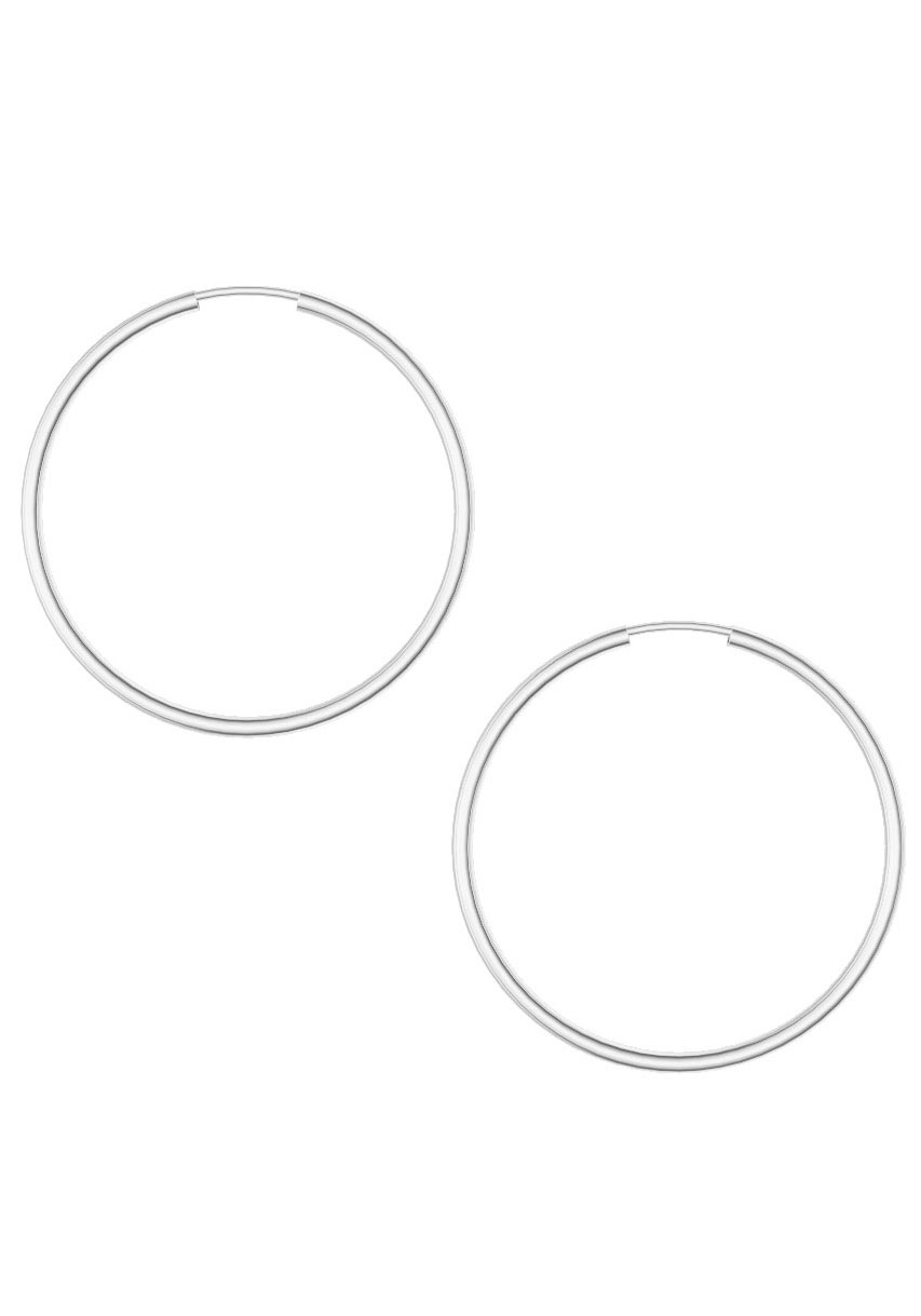 Firetti Paar Creolen »Schmuck Geschenk Silber 925 2,0 mm breit«, Made in Germany