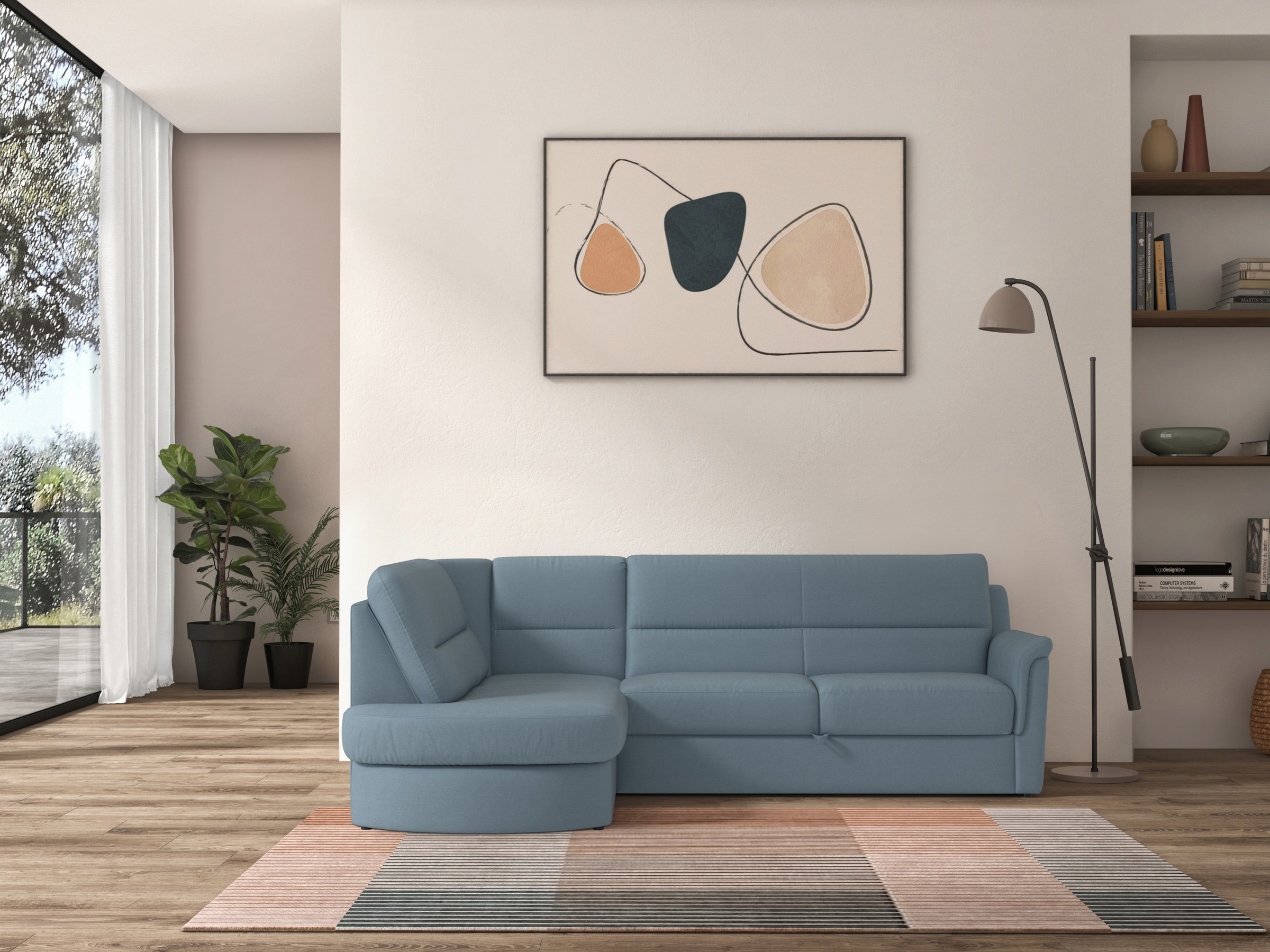 sit&more Ecksofa »Panini L-Form«, wahlweise mit Vorziehsitz und Bettkasten günstig online kaufen