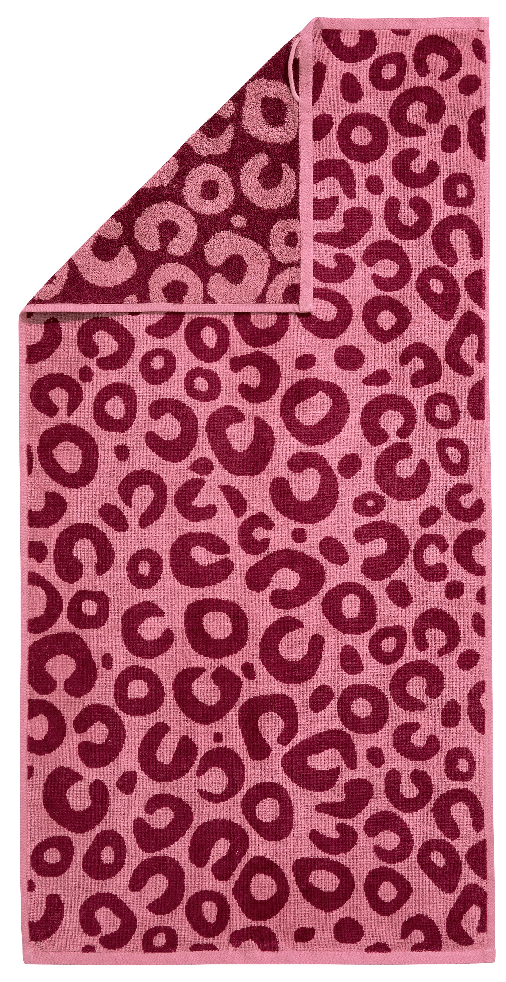 OTTO home Handtuch Set »Anna Leopardmuster, 4-tlg Handtuch-Set, 50x100cm, 100% Baumwolle« Handtücher, weich, saugstark, modern, Leo, Animal Print