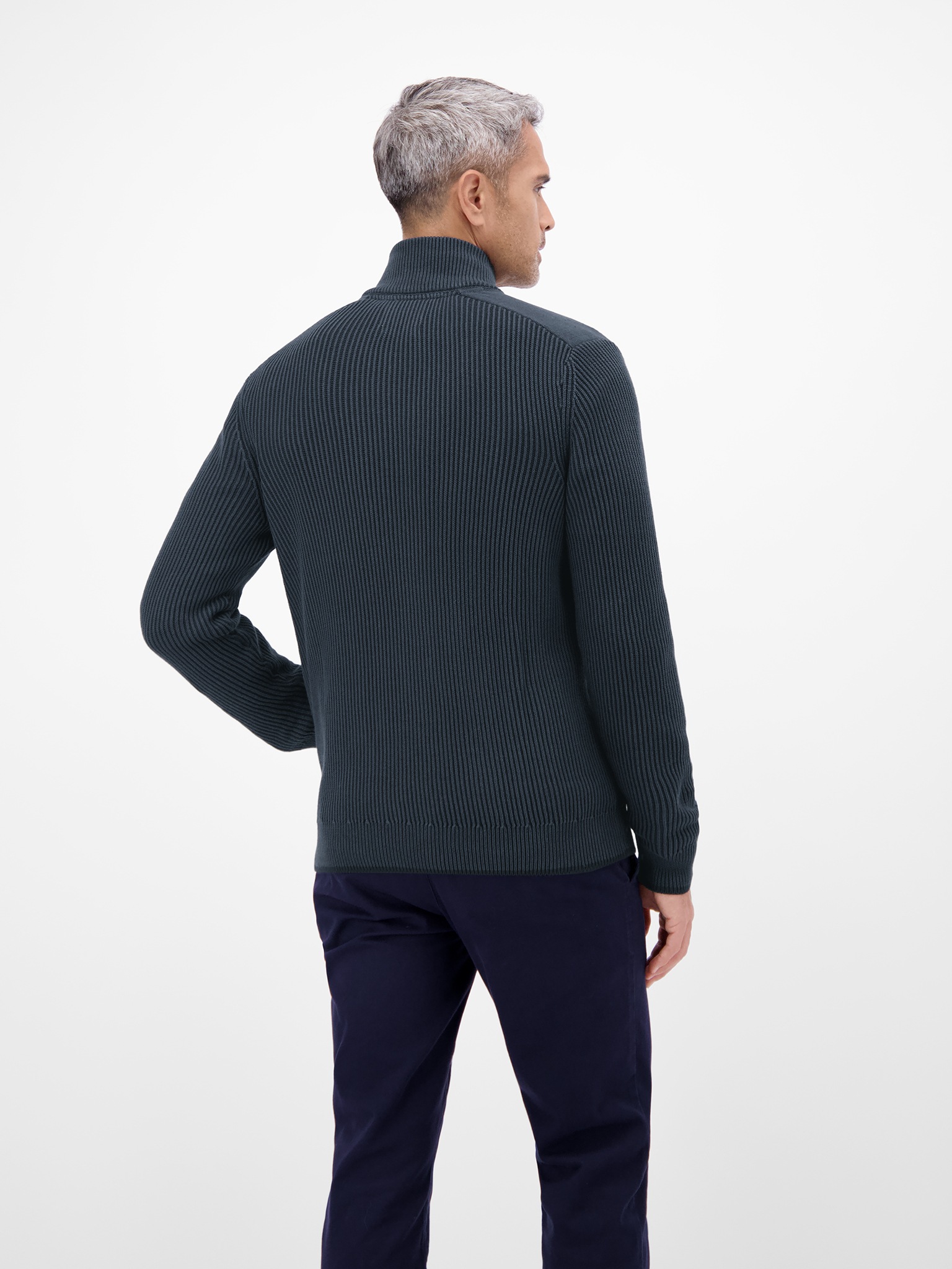 LERROS Strickjacke , mit Stehkragen und sportiver Struktur
