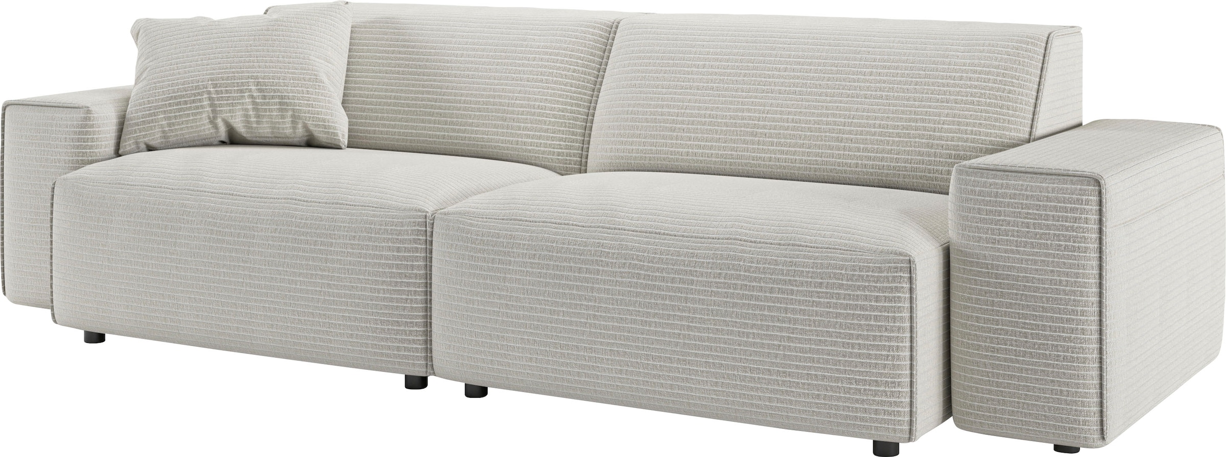 andas Big-Sofa »Glimminge  auch in Breitcord, Feincord + Easy care-Bezug,«, besondere Kedernähte Zierkissen