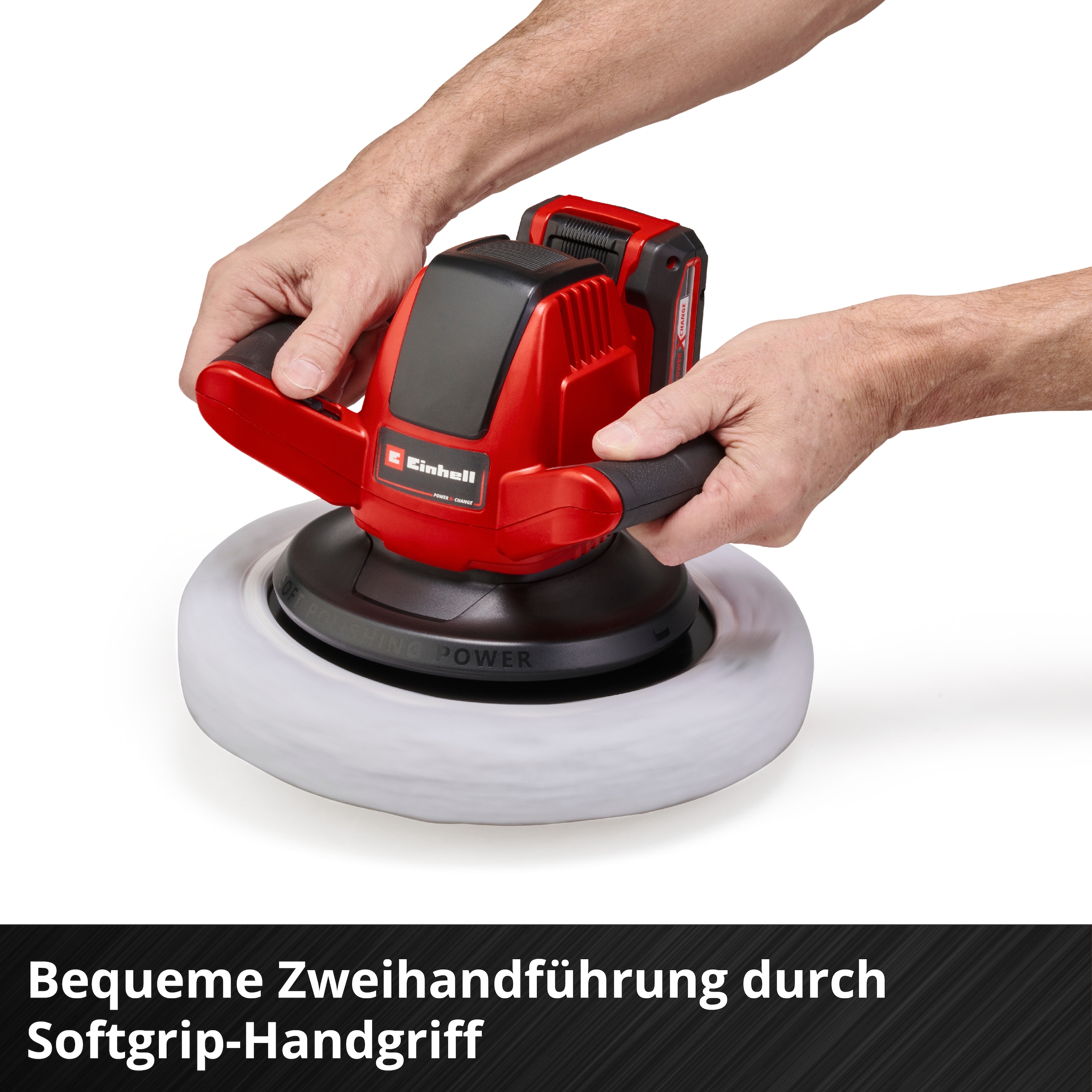 Einhell Akku-Poliermaschine »CE-CB 18/254 Li-Solo«, Power X-Change, ohne Akku und Ladegerät