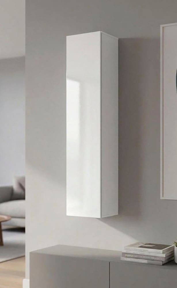 borchardt Möbel Hängeschrank »Toledo, Höhe 140cm, Tür links oder rechts montierbar« Breite 32cm, Push-to-open, Verstellbare Einlegeböden
