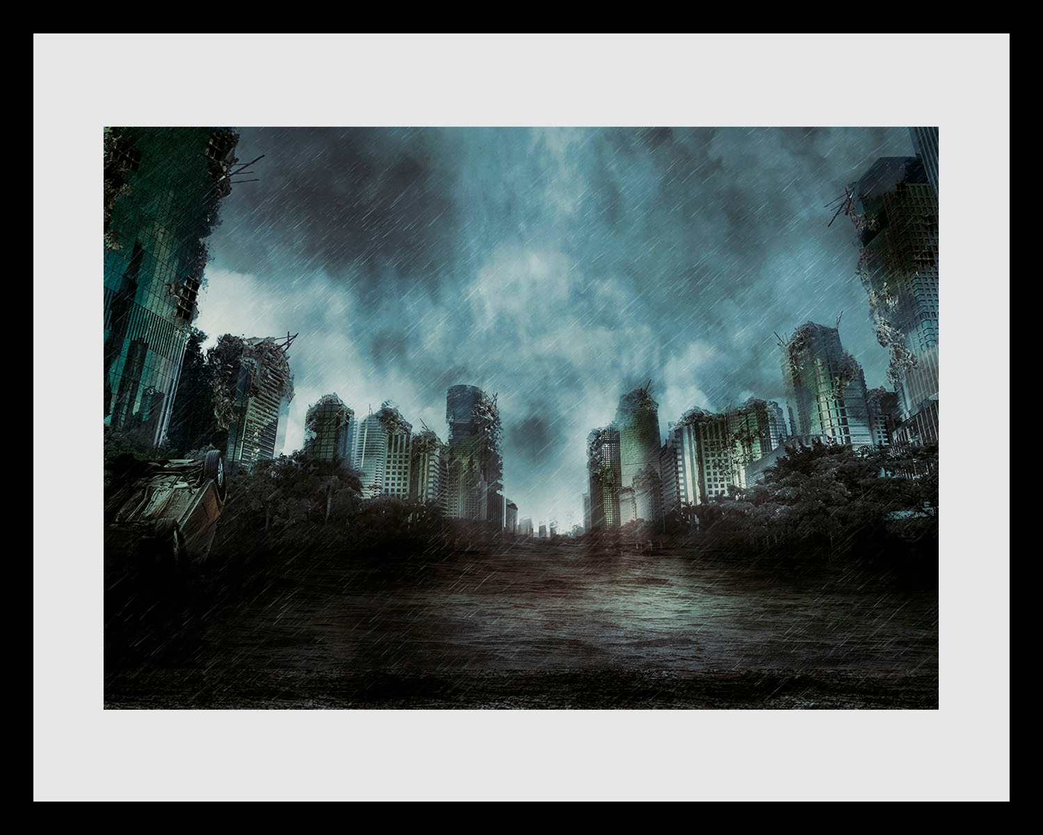queence Bild »Apokalypse«, Städte-Stadt-Gebäude-Wolken, (1 St.), HD Premium günstig online kaufen