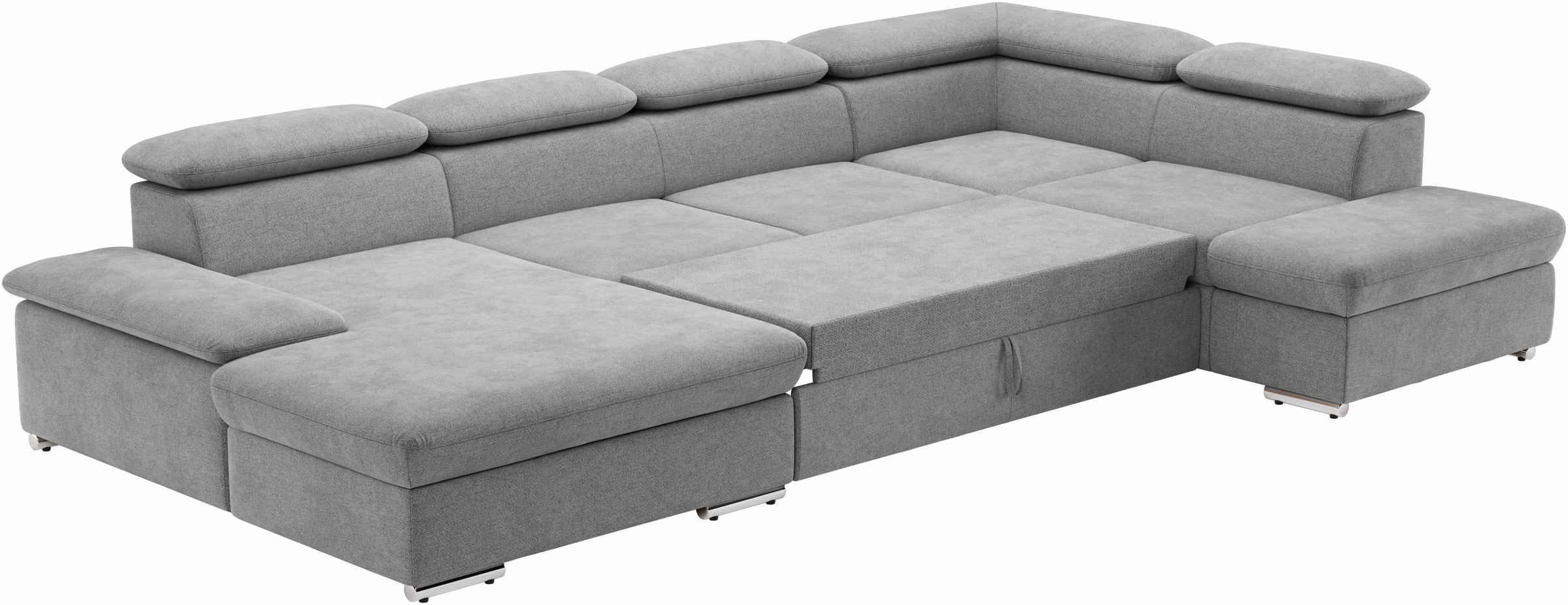 sit&more Wohnlandschaft »Valantine U-Form«, inkl. Kopf- und Armteilverstellung, wahlweise mit Bettfunktion