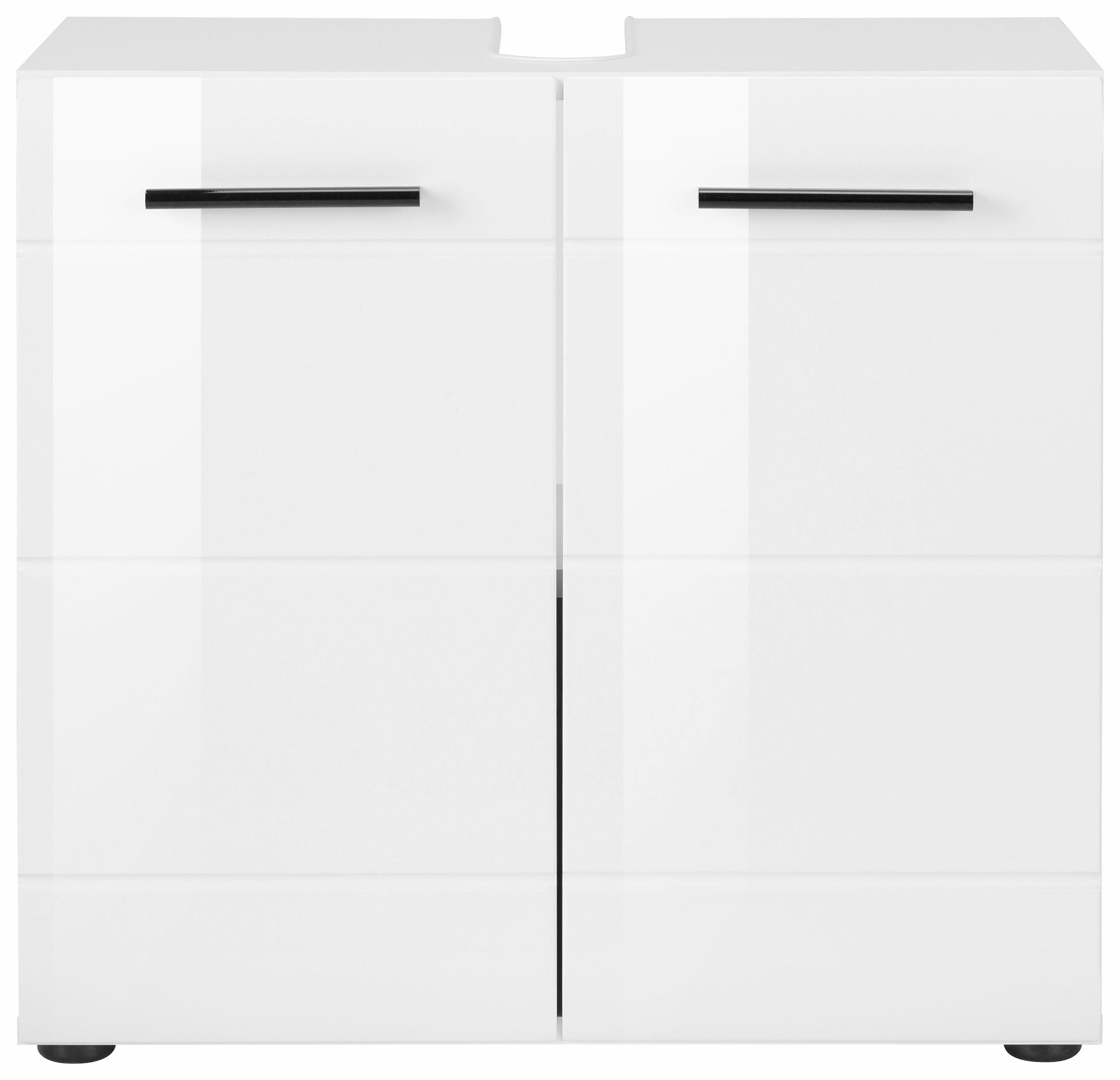 INOSIGN Waschbeckenunterschrank »Sovana«, Waschtisch mit verstellbarem Fach - Maße (B/T/H) 60/31/56 cm