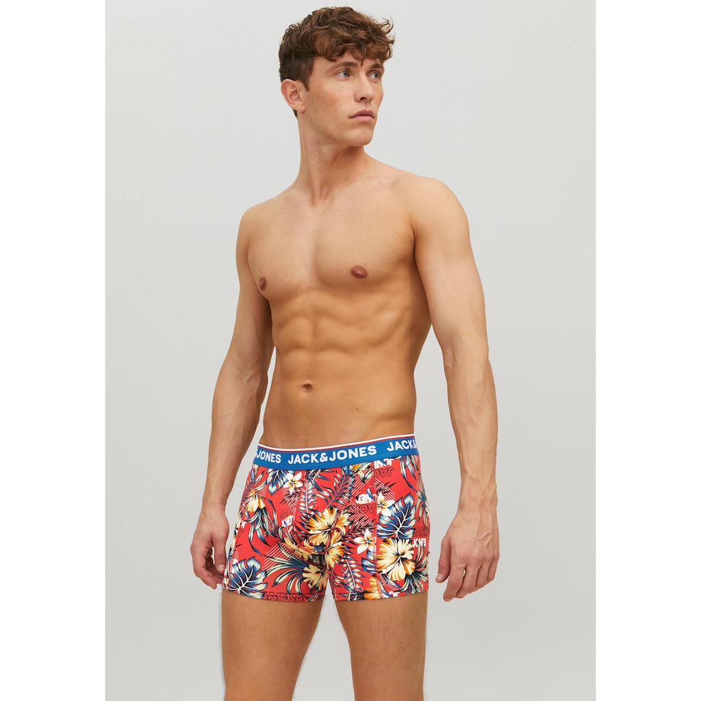 Jack & Jones Boxershorts »JACAZORES TRUNKS 3 PACK«, (Packung, 3 St.)